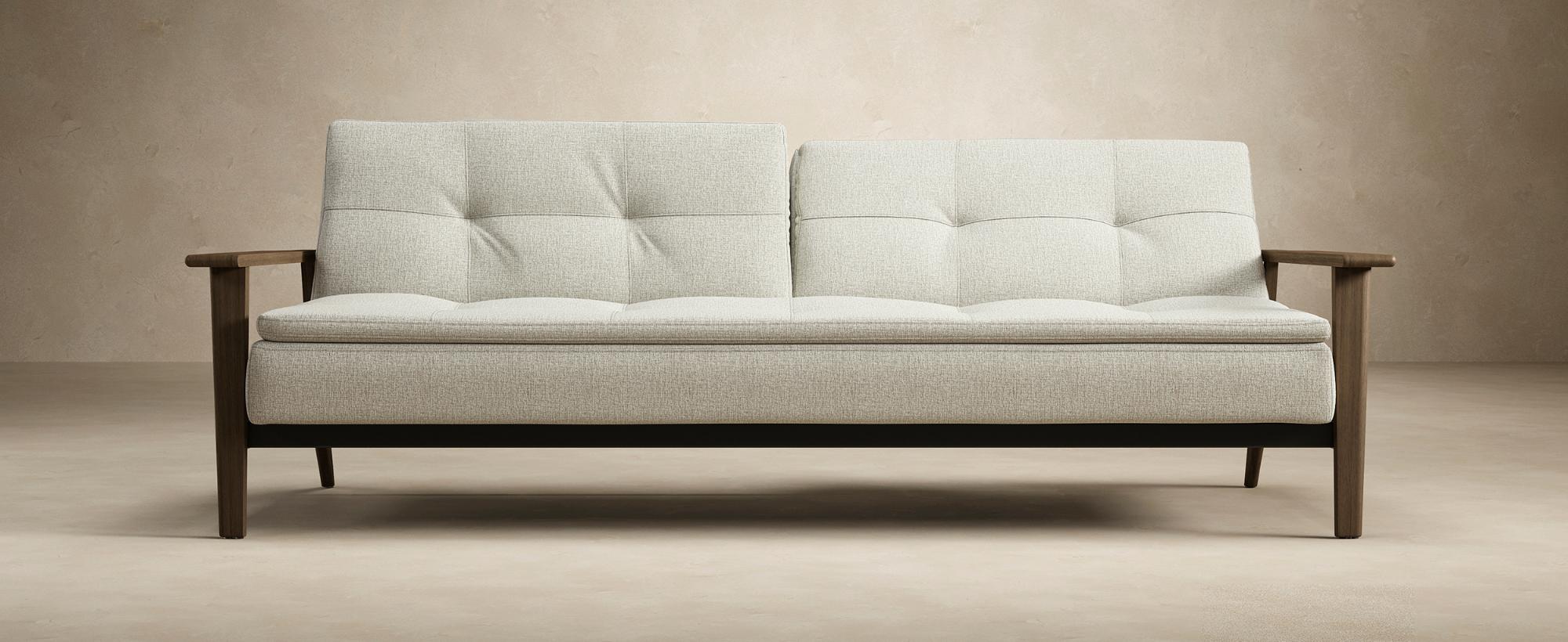 Innovation Living Dublexo Frej Sofa Bed Smoked Oak - 506 Elegance Paprika