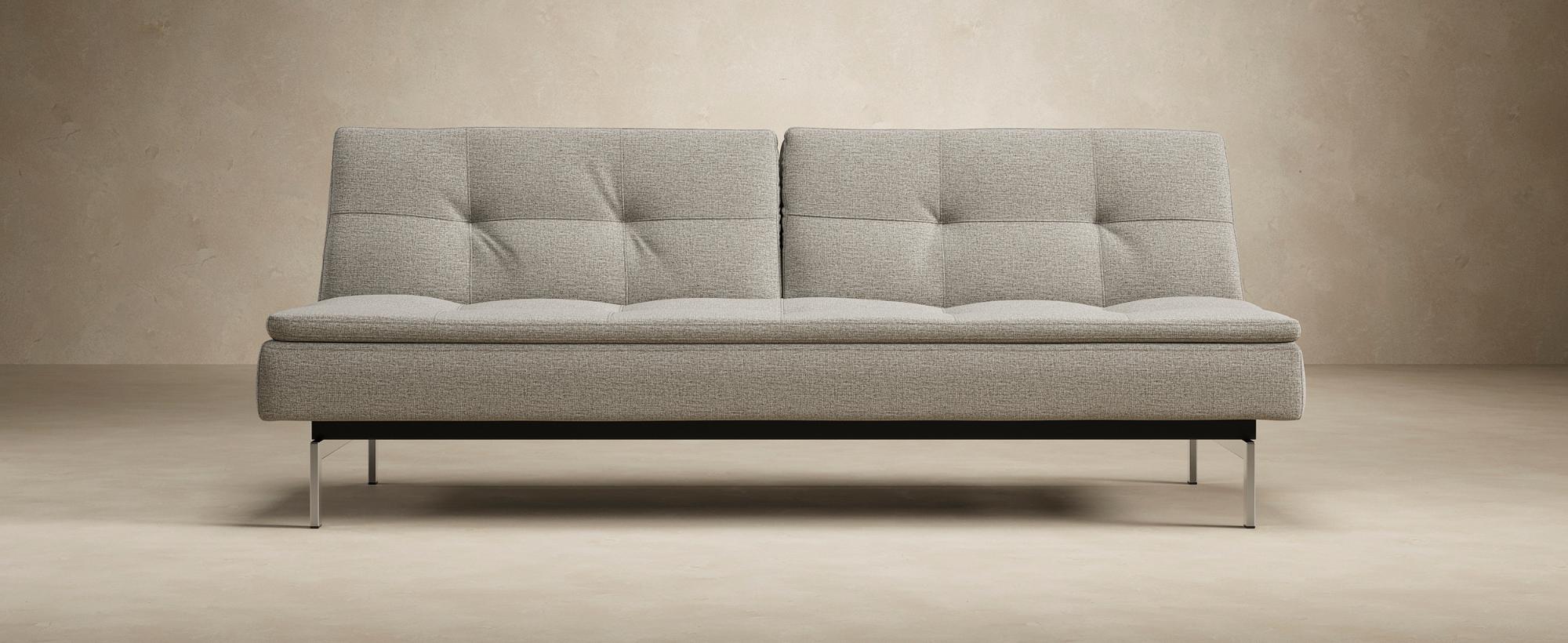 Innovation Living Dublexo Stainless Steel Sofa Bed - 574 Vivus Dusty Off White