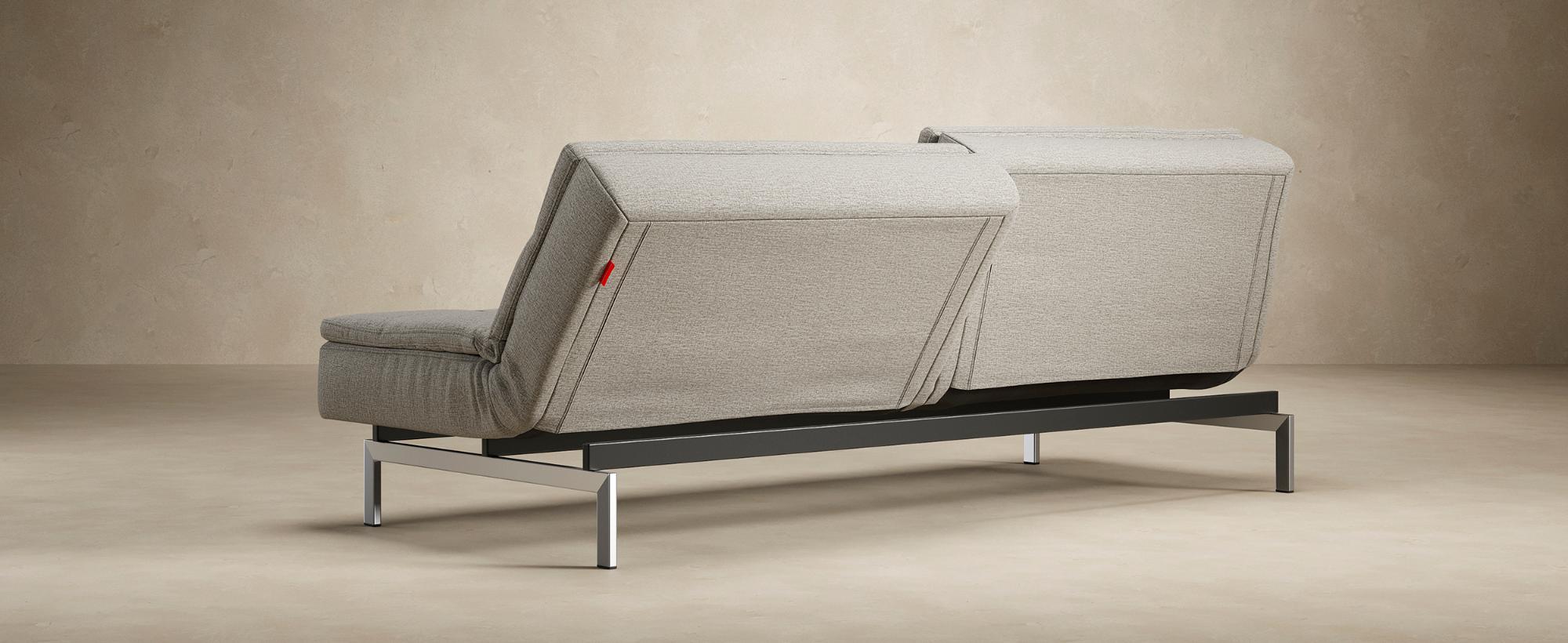 Innovation Living Dublexo Stainless Steel Sofa Bed - 583 Argus Gray
