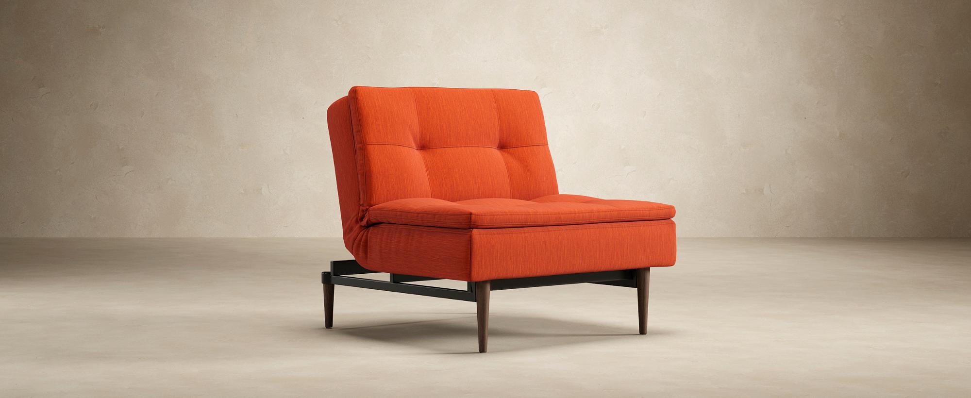 Innovation Living Dublexo Styletto Chair Dark Wood - 506 Elegance Paprika