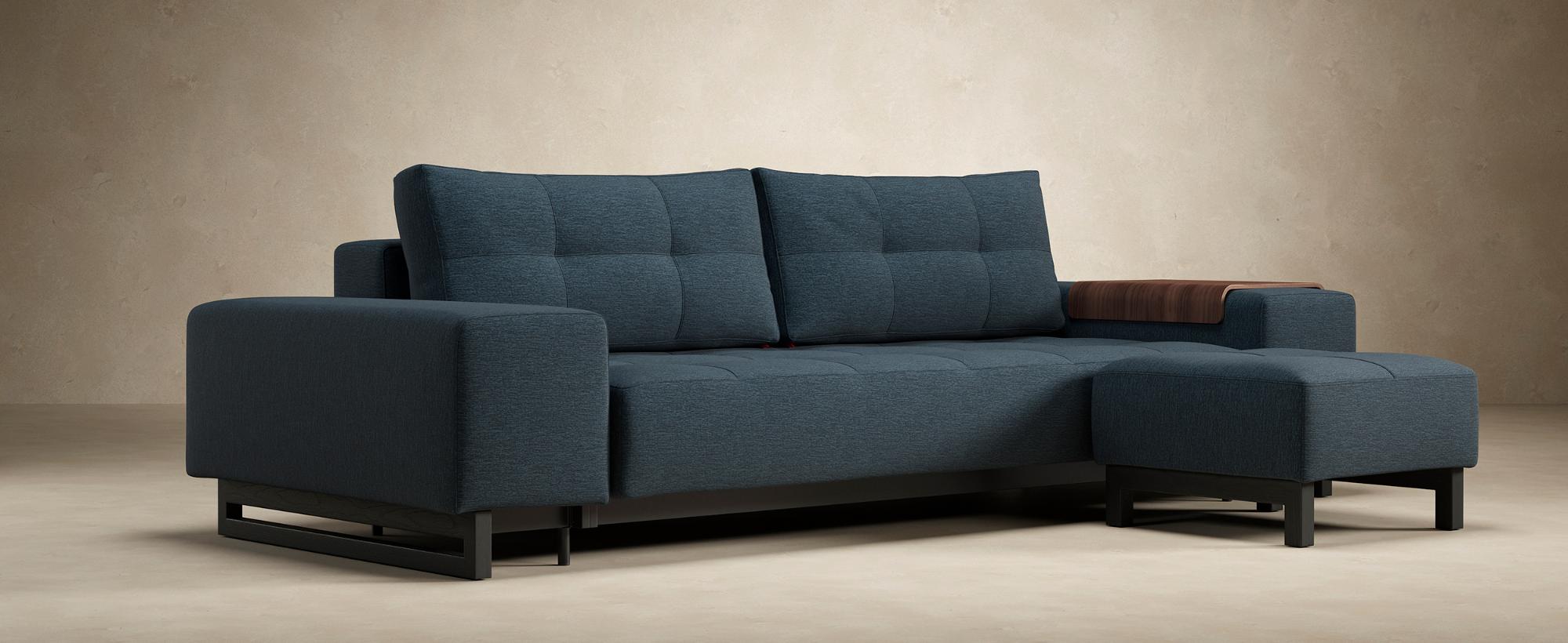 Innovation Living Grand D.E.L Sofa Bed - 317 Cordufine Rust