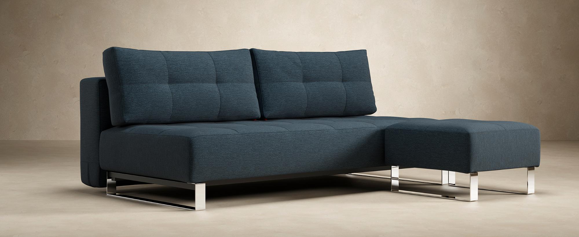 Innovation Living Supremax D.E.L. Sofa Bed - 587 Phobos Mocha