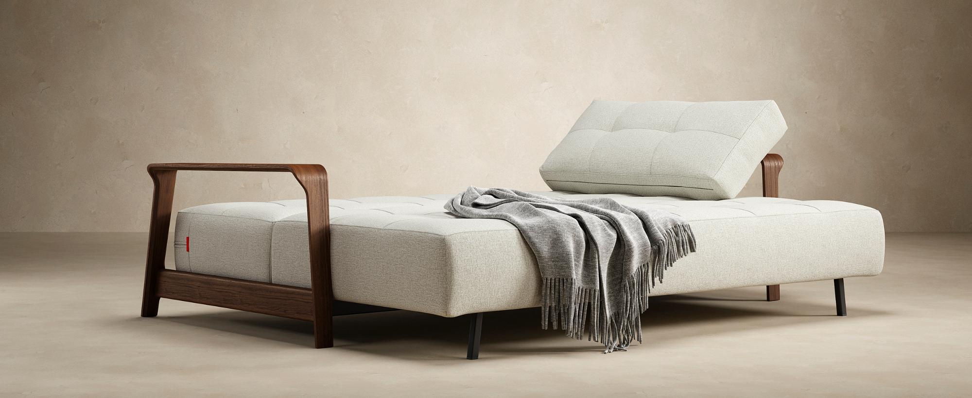 Innovation Living Ran D.E.L Sofa Bed - 578 Kenya Taupe