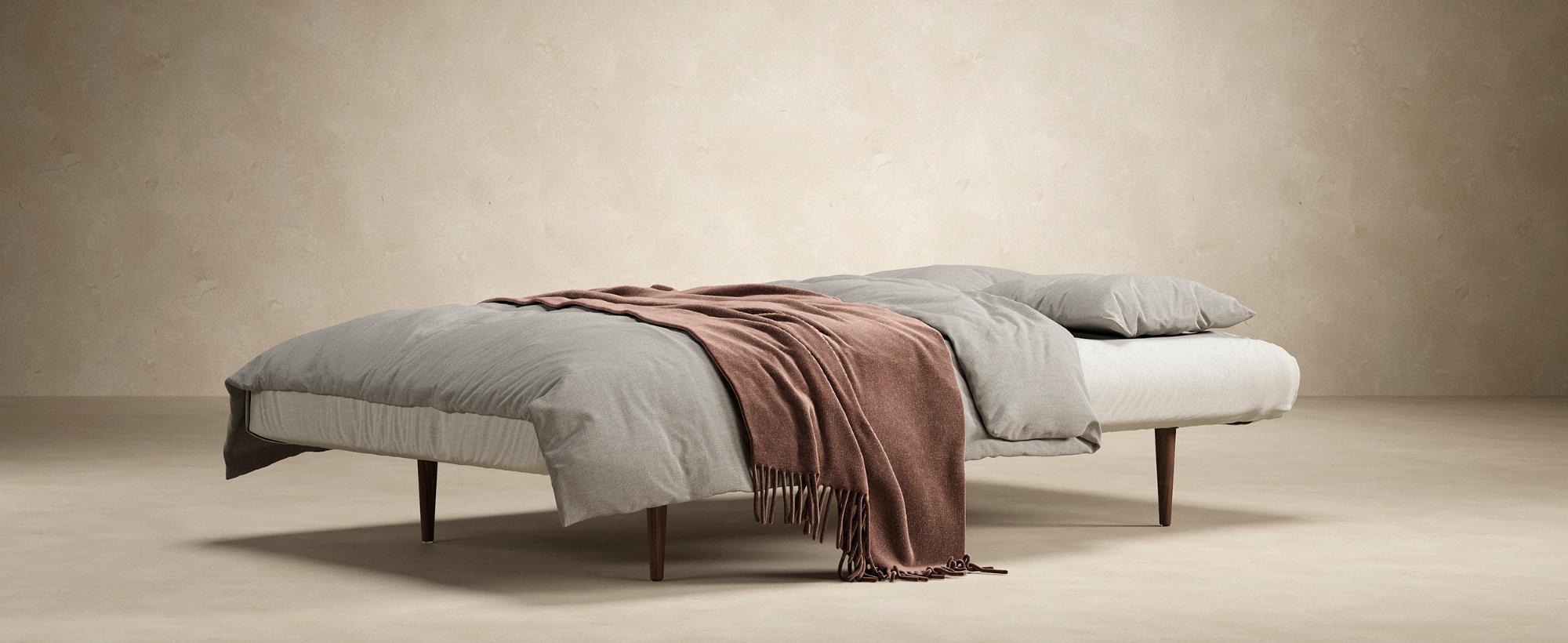 Innovation Living Unfurl Lounger Sofa Bed - 538 Melange Light Gray