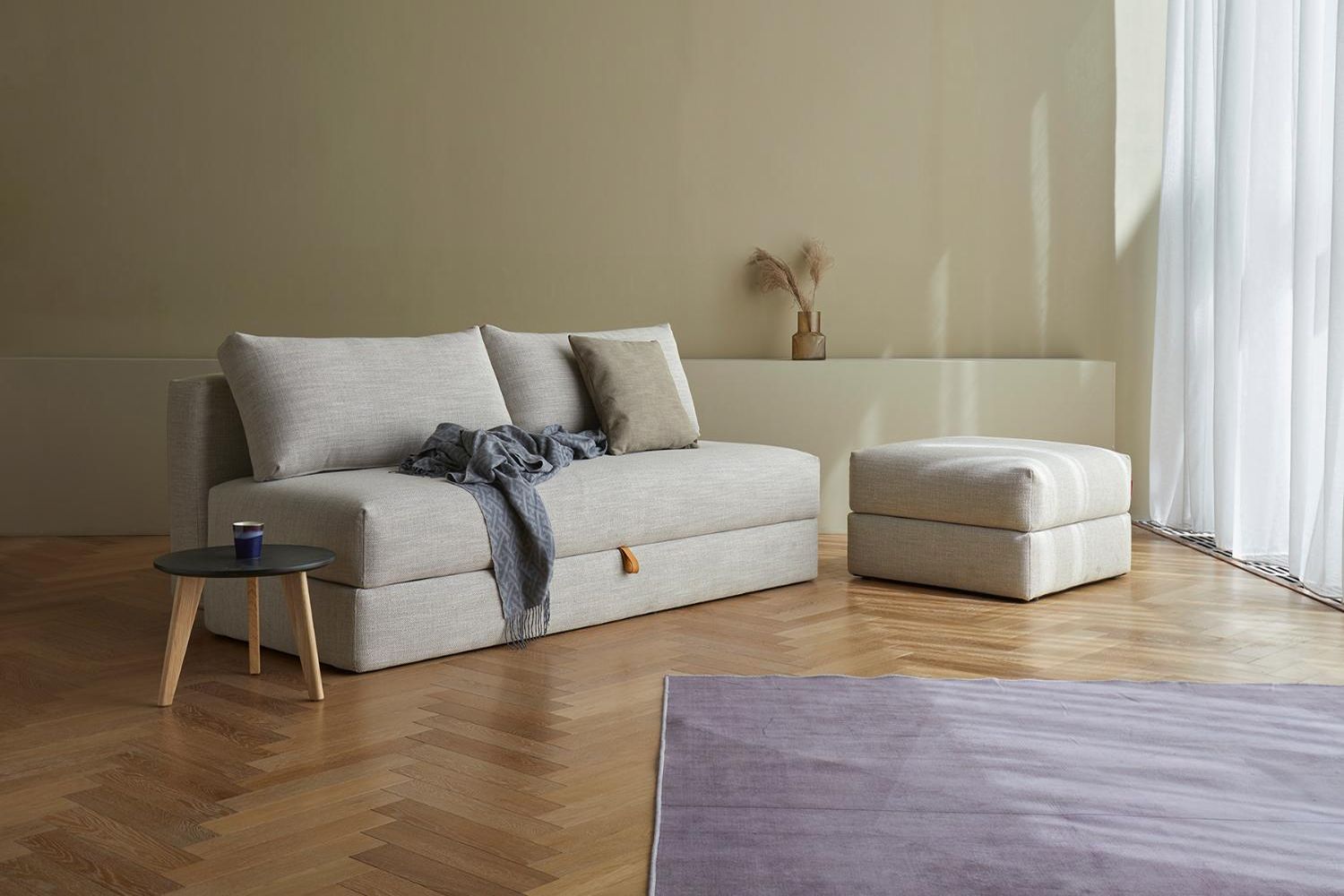 Innovation Living Cornila Ottoman - 317 Cordufine Rust
