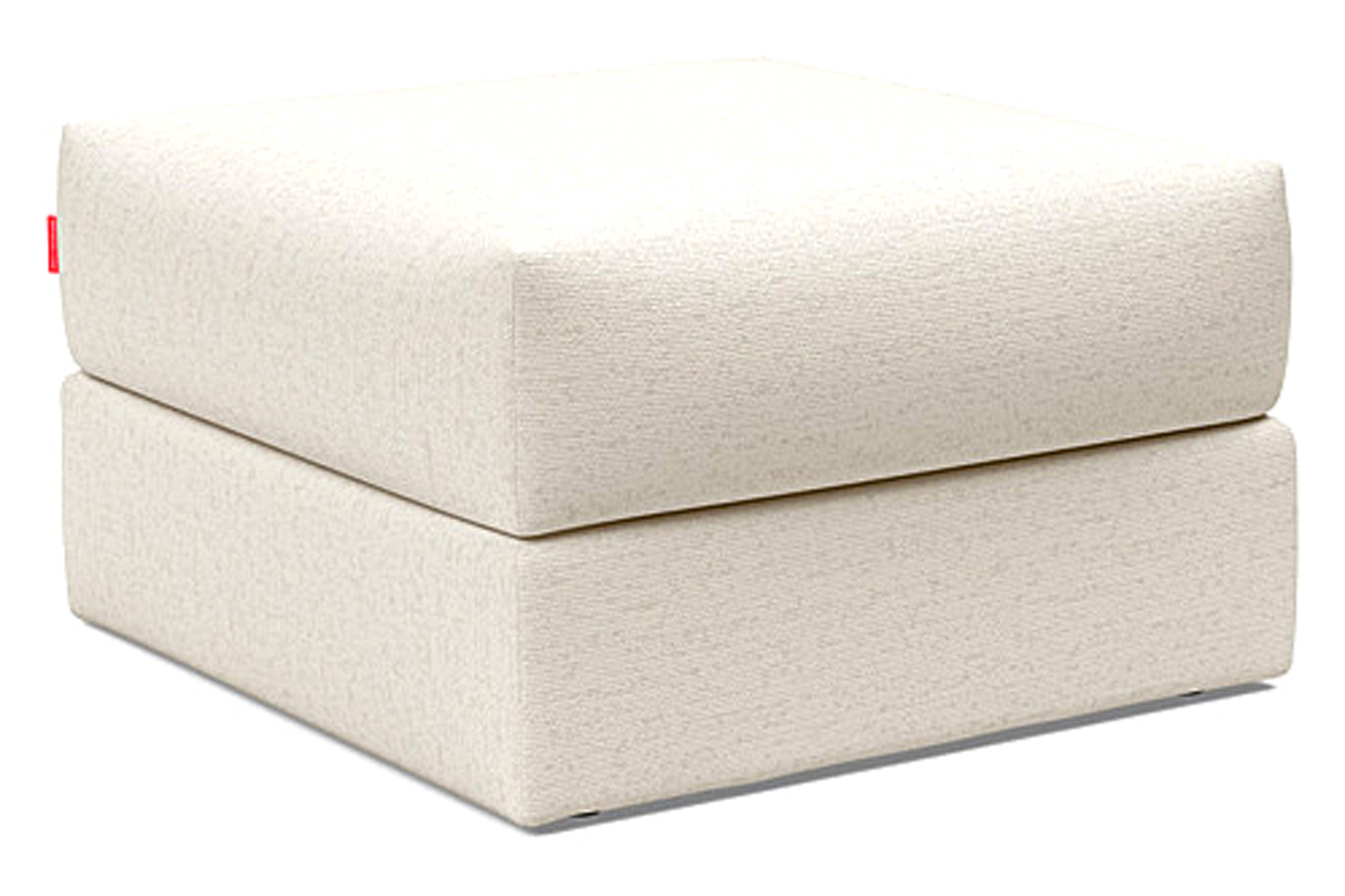 Innovation Living Cornila Ottoman - 531 Bouclé Off White