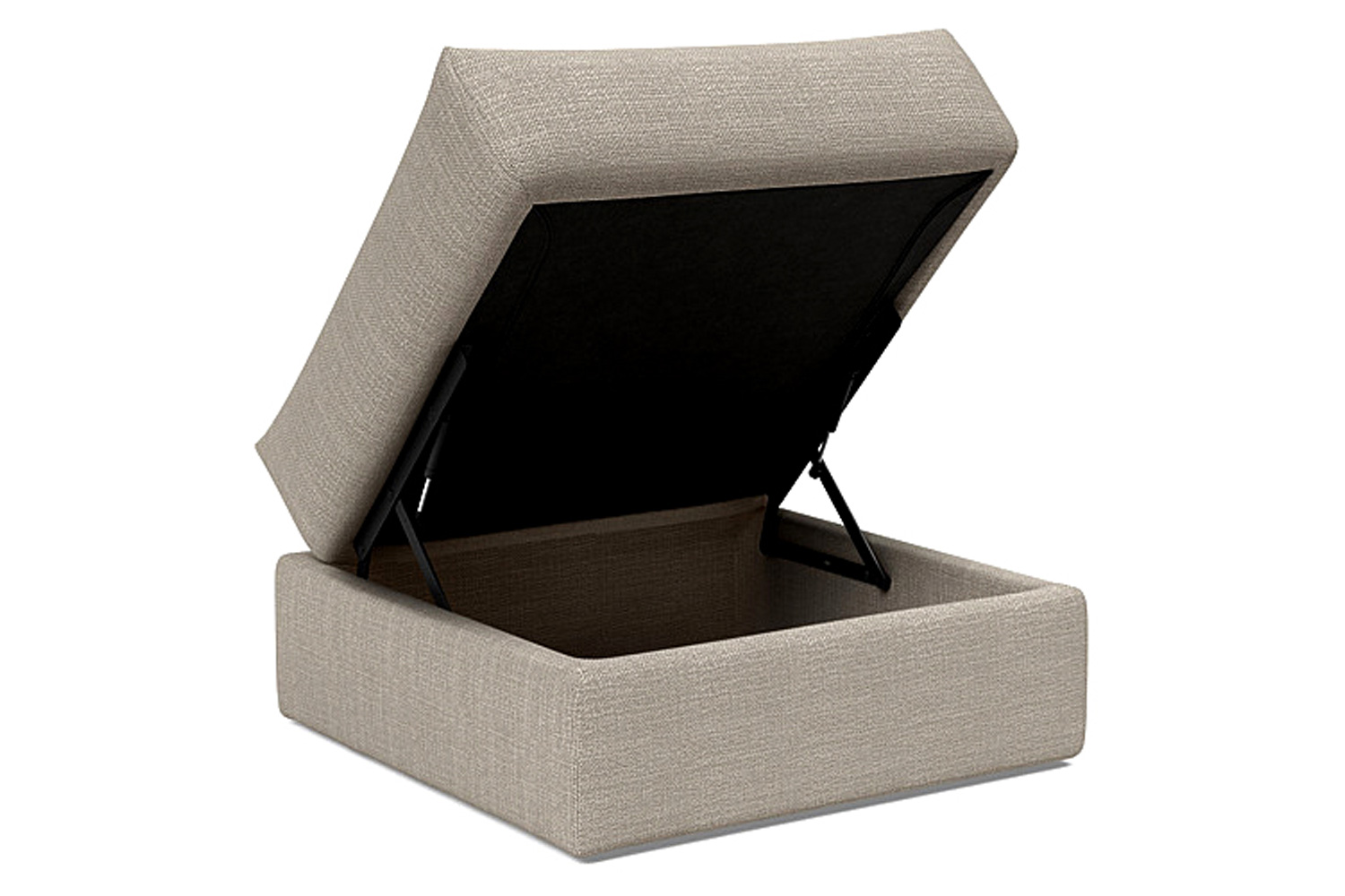 Innovation Living Cornila Ottoman - 579 Kenya Gravel
