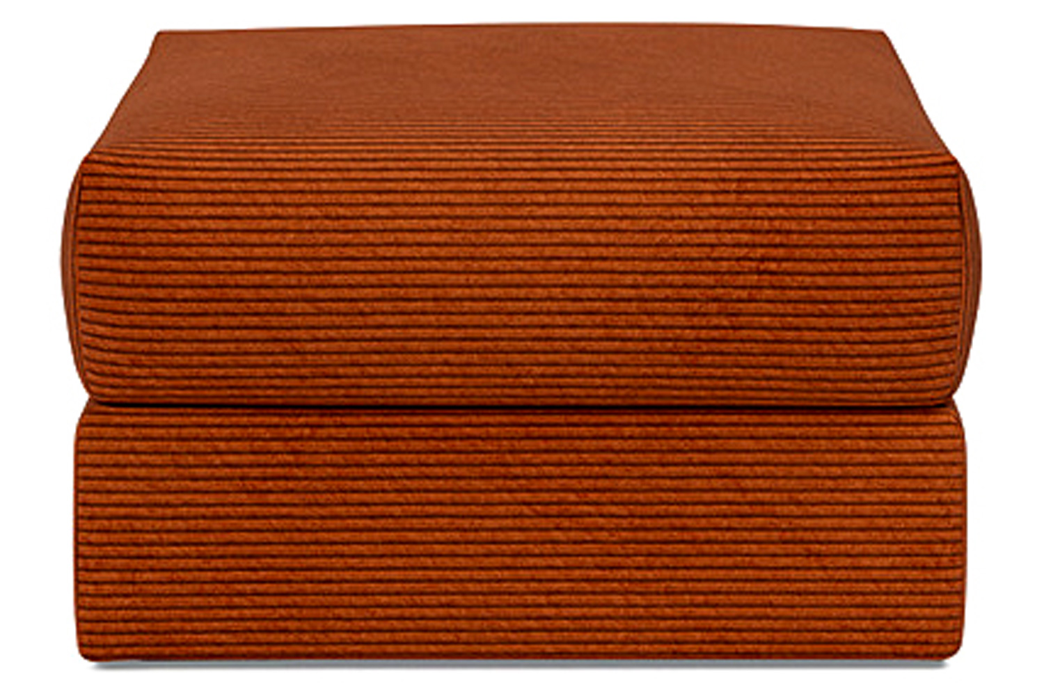 Innovation Living Cornila Ottoman - 595 Corduroy Burnt Orange