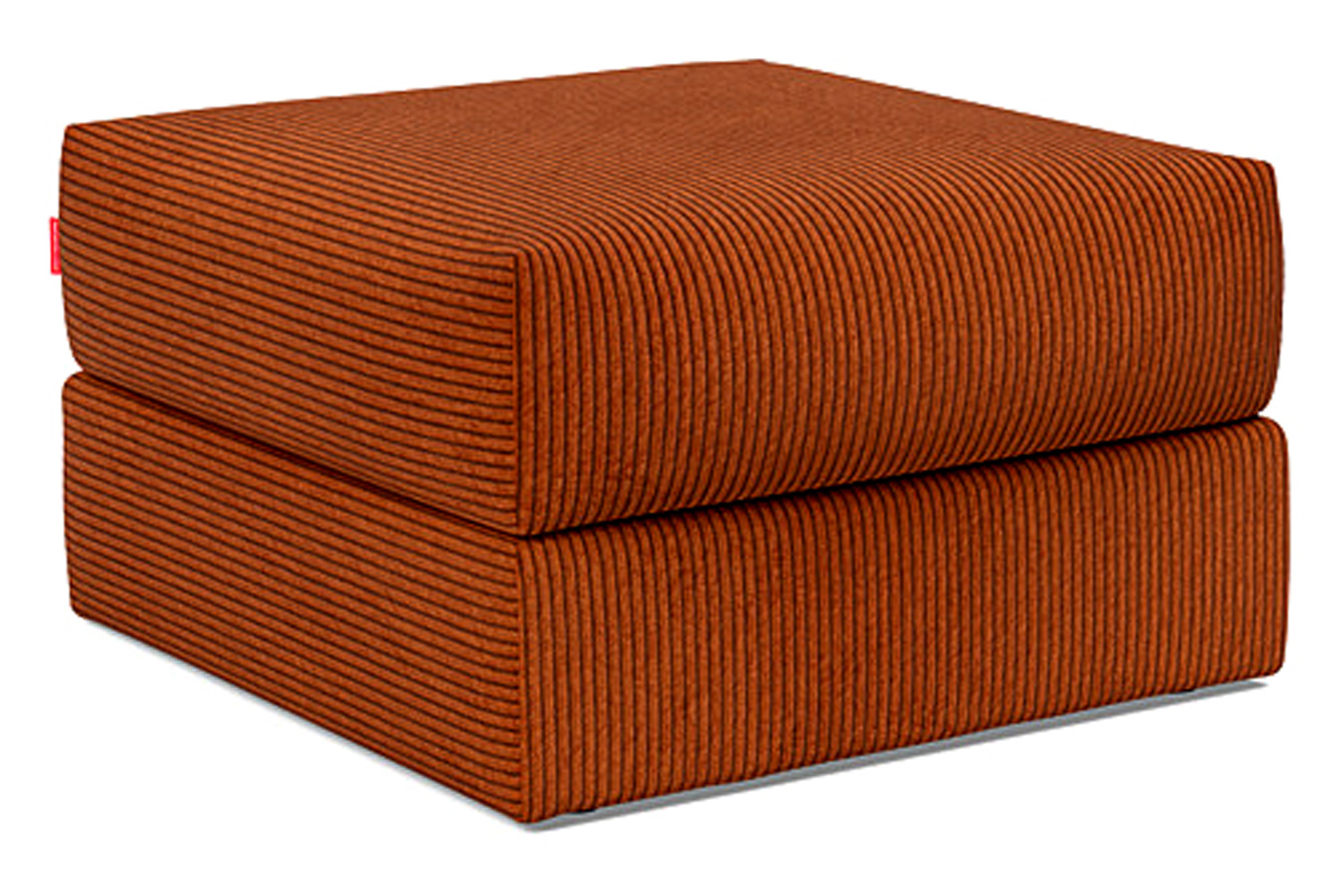 Innovation Living Cornila Ottoman - 595 Corduroy Burnt Orange