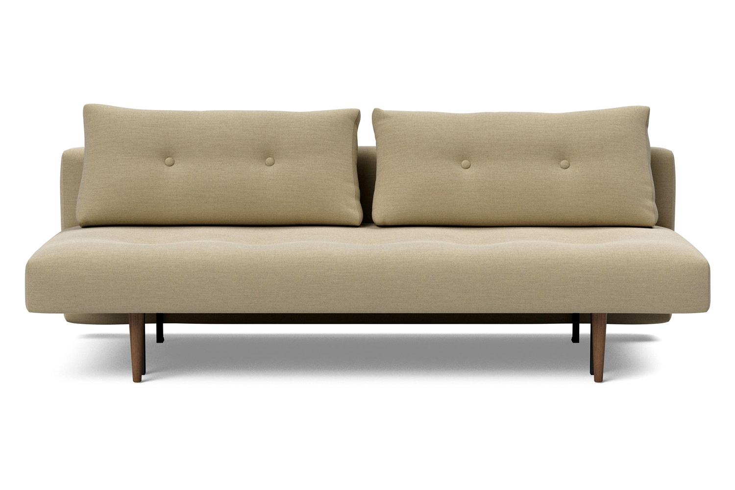 Innovation Living Recast Plus Sofa Bed Dark Styletto - 571 Vivus Dusty Sand
