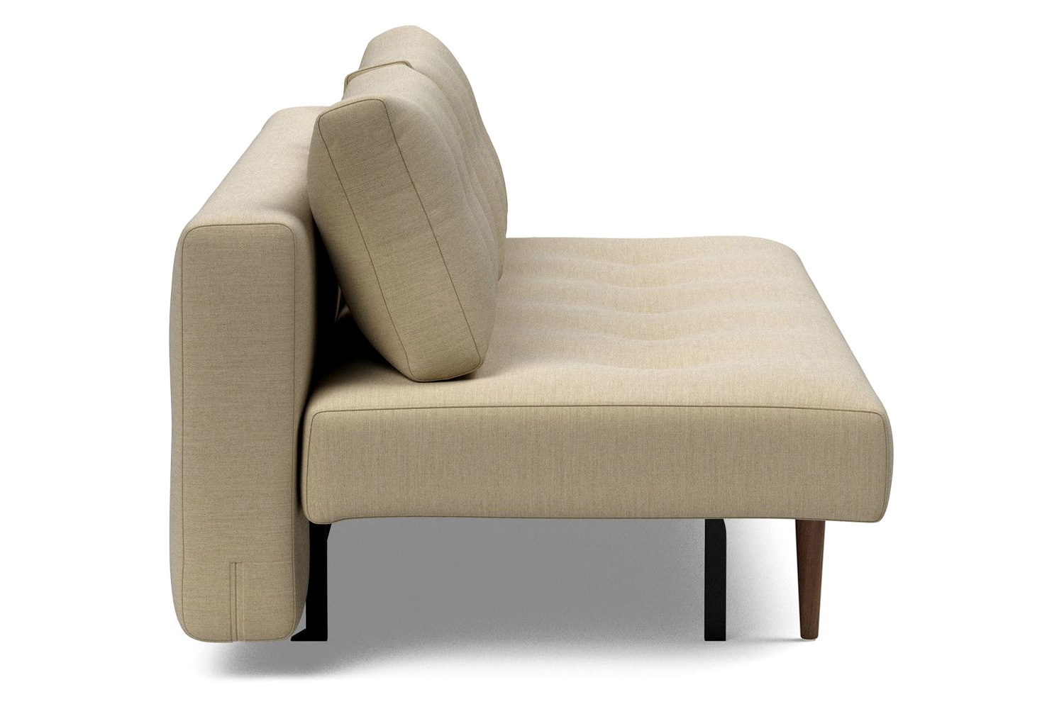 Innovation Living Recast Plus Sofa Bed Dark Styletto - 571 Vivus Dusty Sand