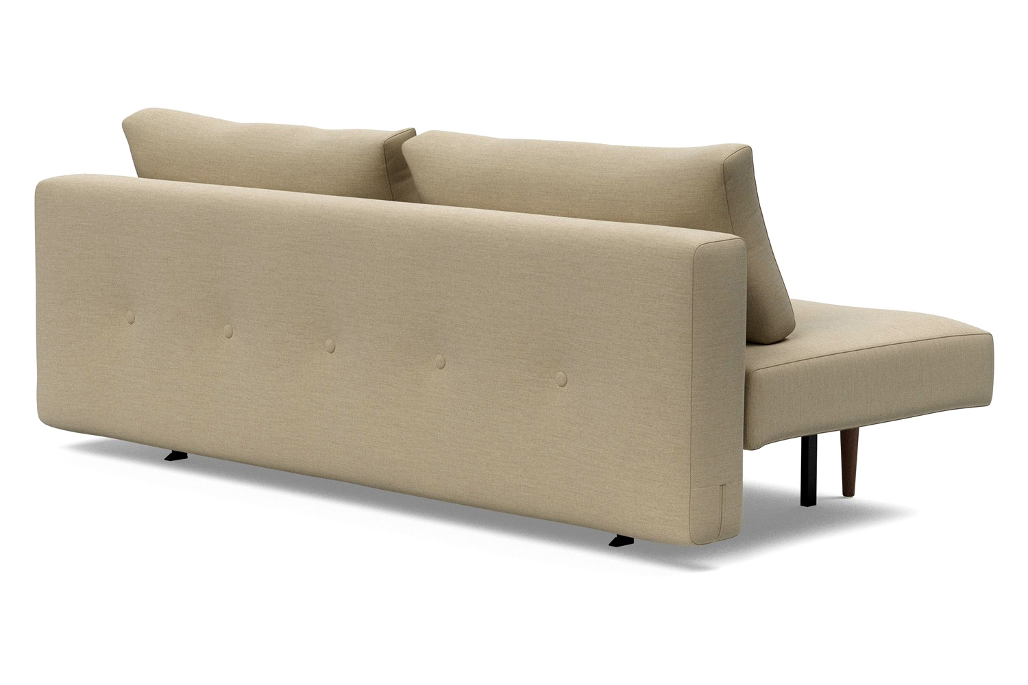 Innovation Living Recast Plus Sofa Bed Dark Styletto - 571 Vivus Dusty Sand