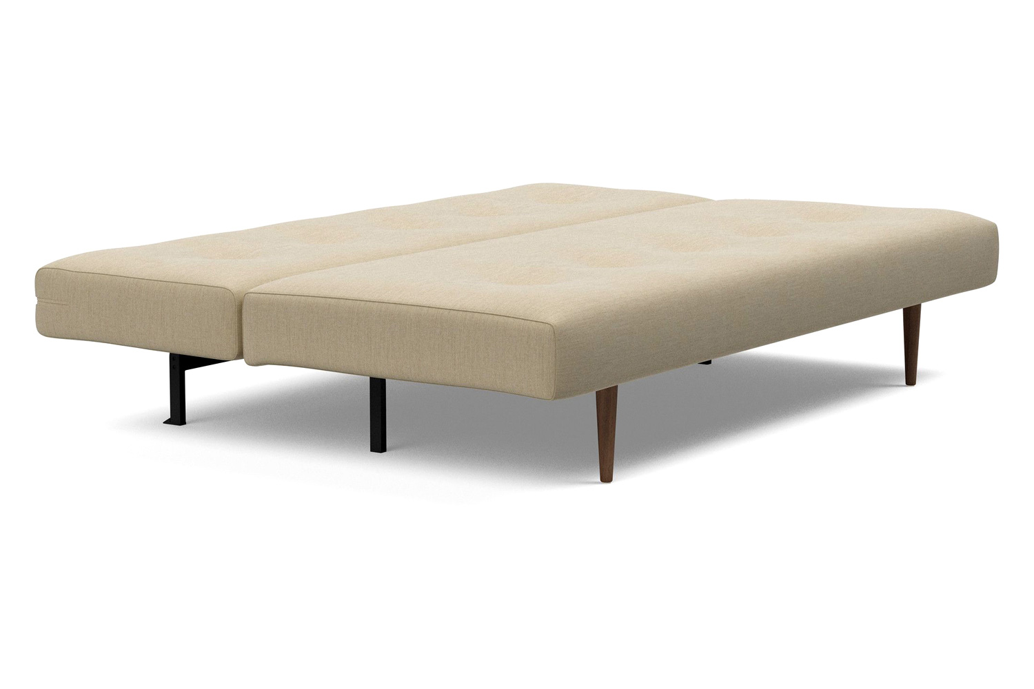 Innovation Living Recast Plus Sofa Bed Dark Styletto - 571 Vivus Dusty Sand