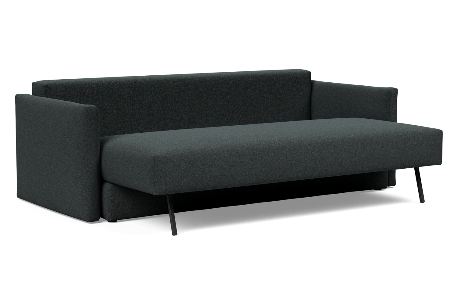 Innovation Living Tripi Sofa Bed - 534 Bouclé Black Raven