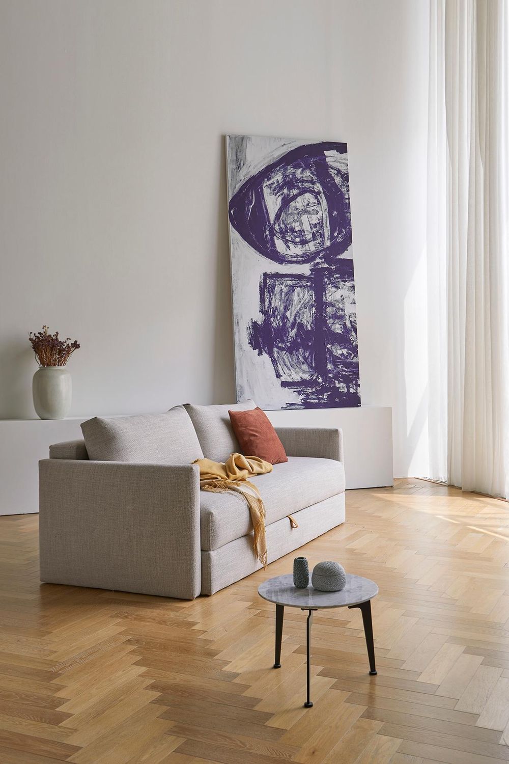 Innovation Living Tripi Sofa Bed - 558 Soft Indigo