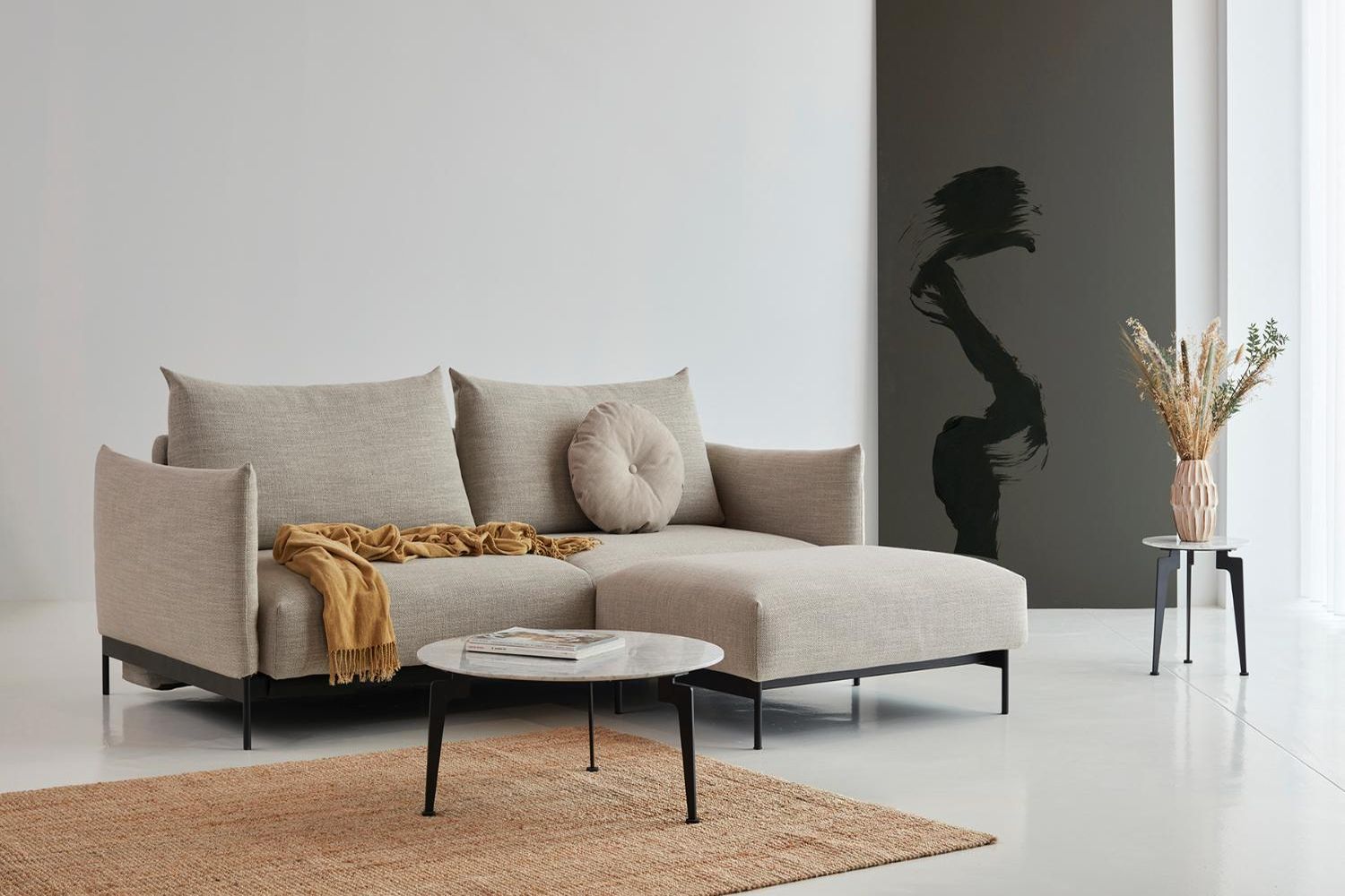 Innovation Living Malloy Sofa Bed - 525 Mixed Dance Light Blue