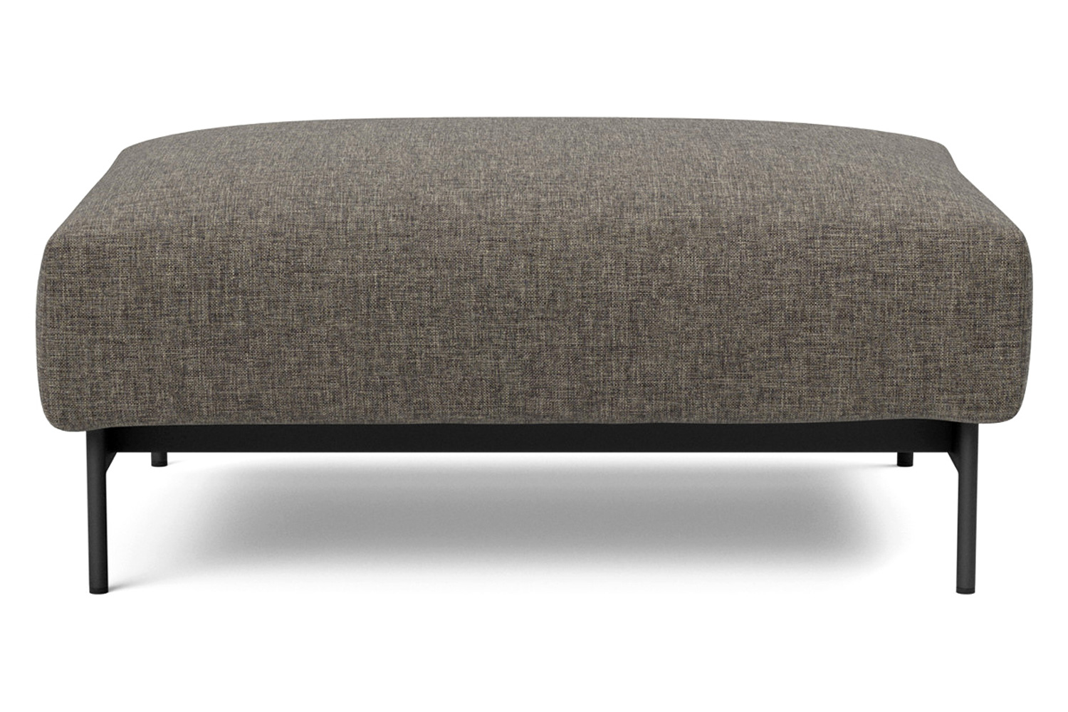 Innovation Living Malloy Ottoman - 216 Flashtex Dark Gray