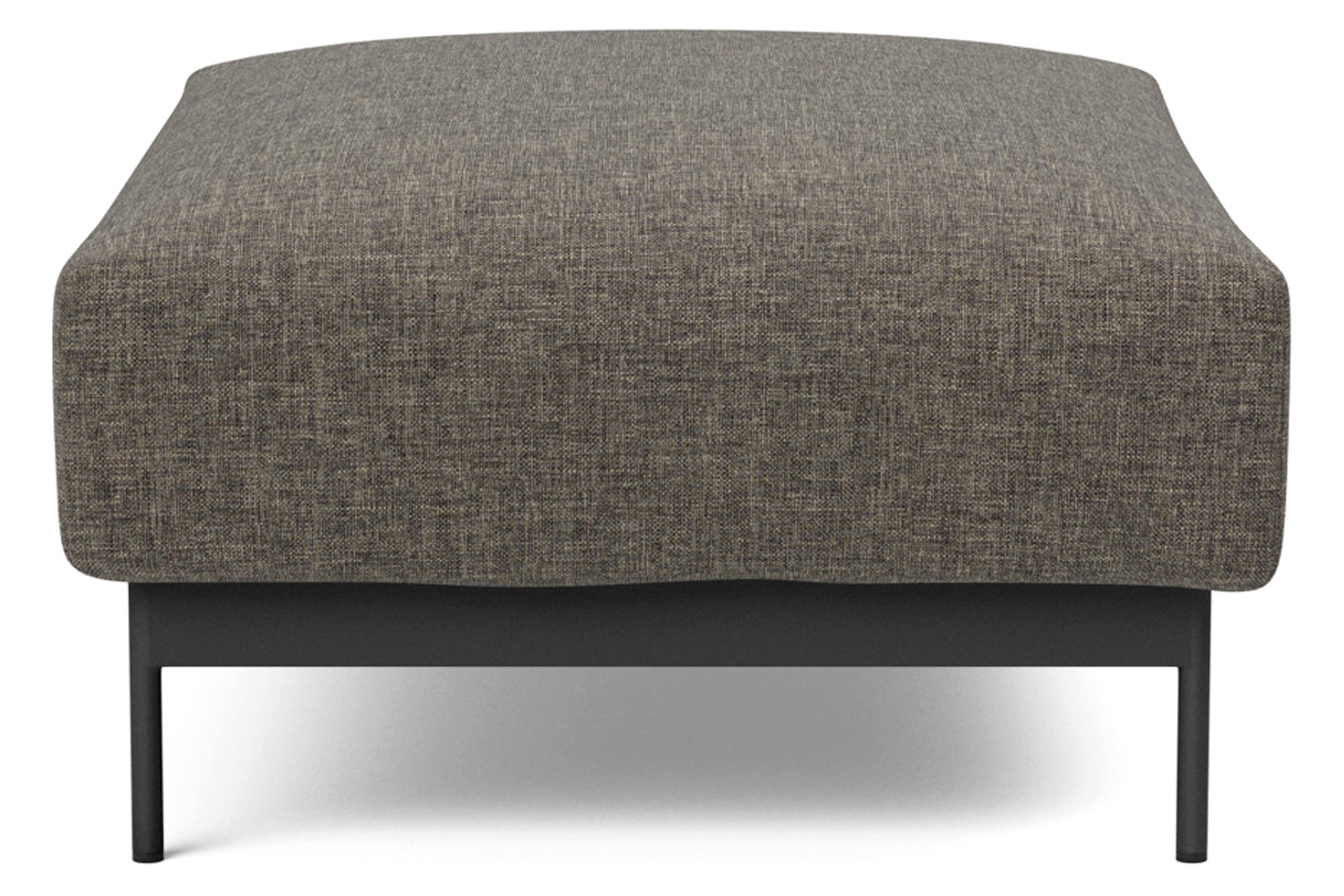 Innovation Living Malloy Ottoman - 216 Flashtex Dark Gray