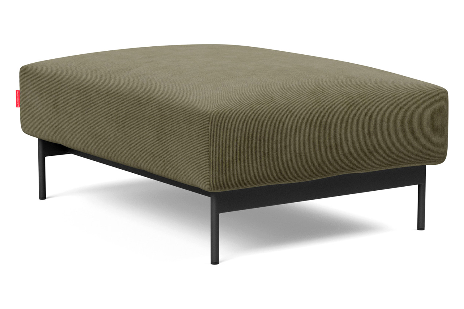 Innovation Living Malloy Ottoman - 316 Cordufine Pine Green