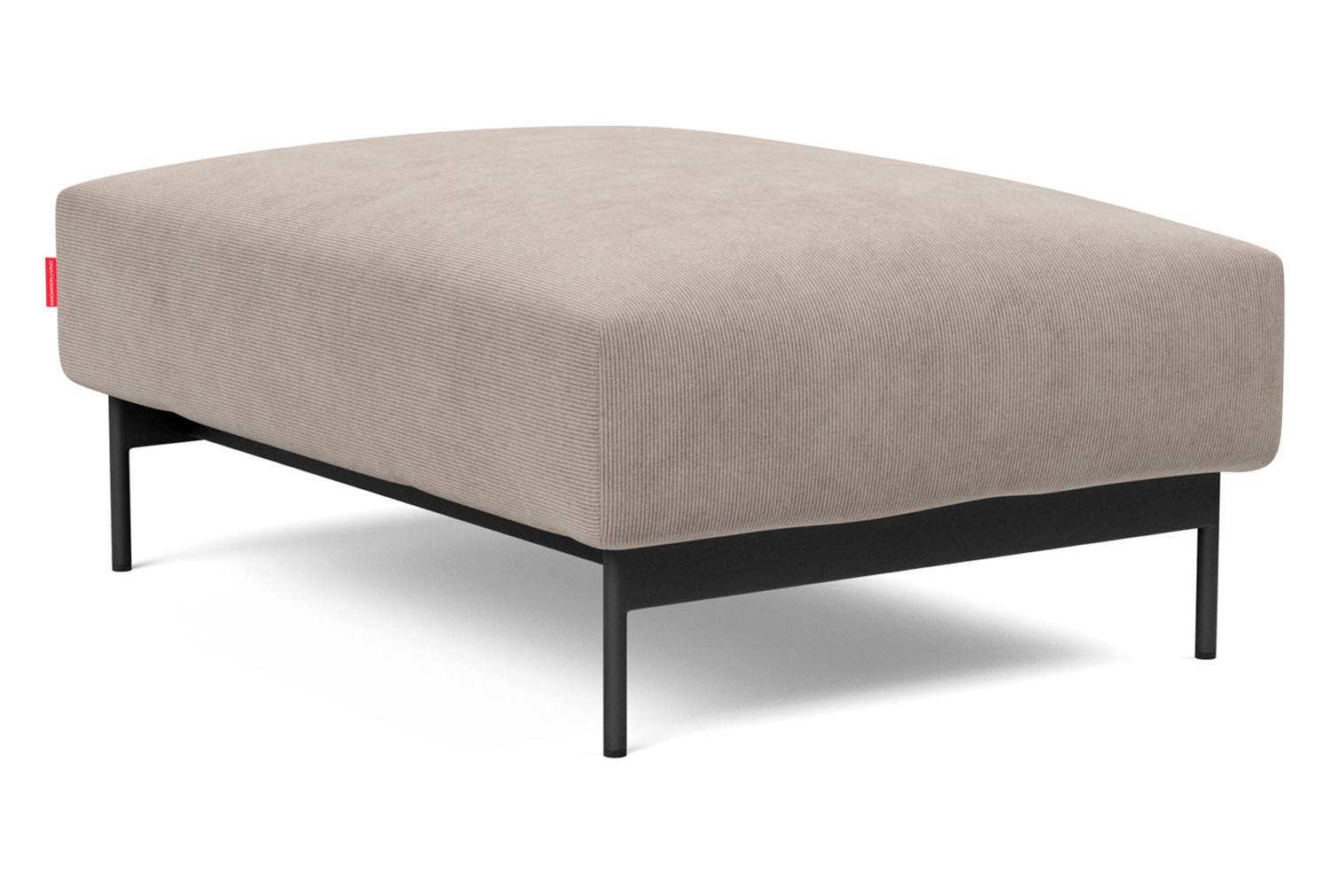 Innovation Living Malloy Ottoman - 318 Cordufine Beige
