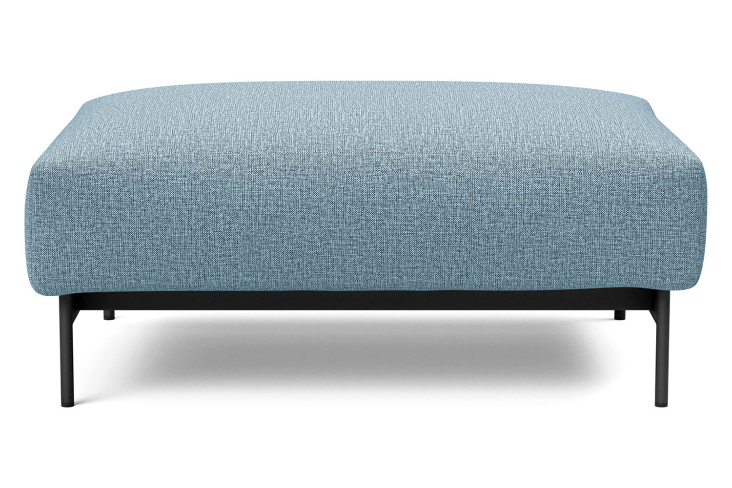 Innovation Living Malloy Ottoman - 525 Mixed Dance Light Blue