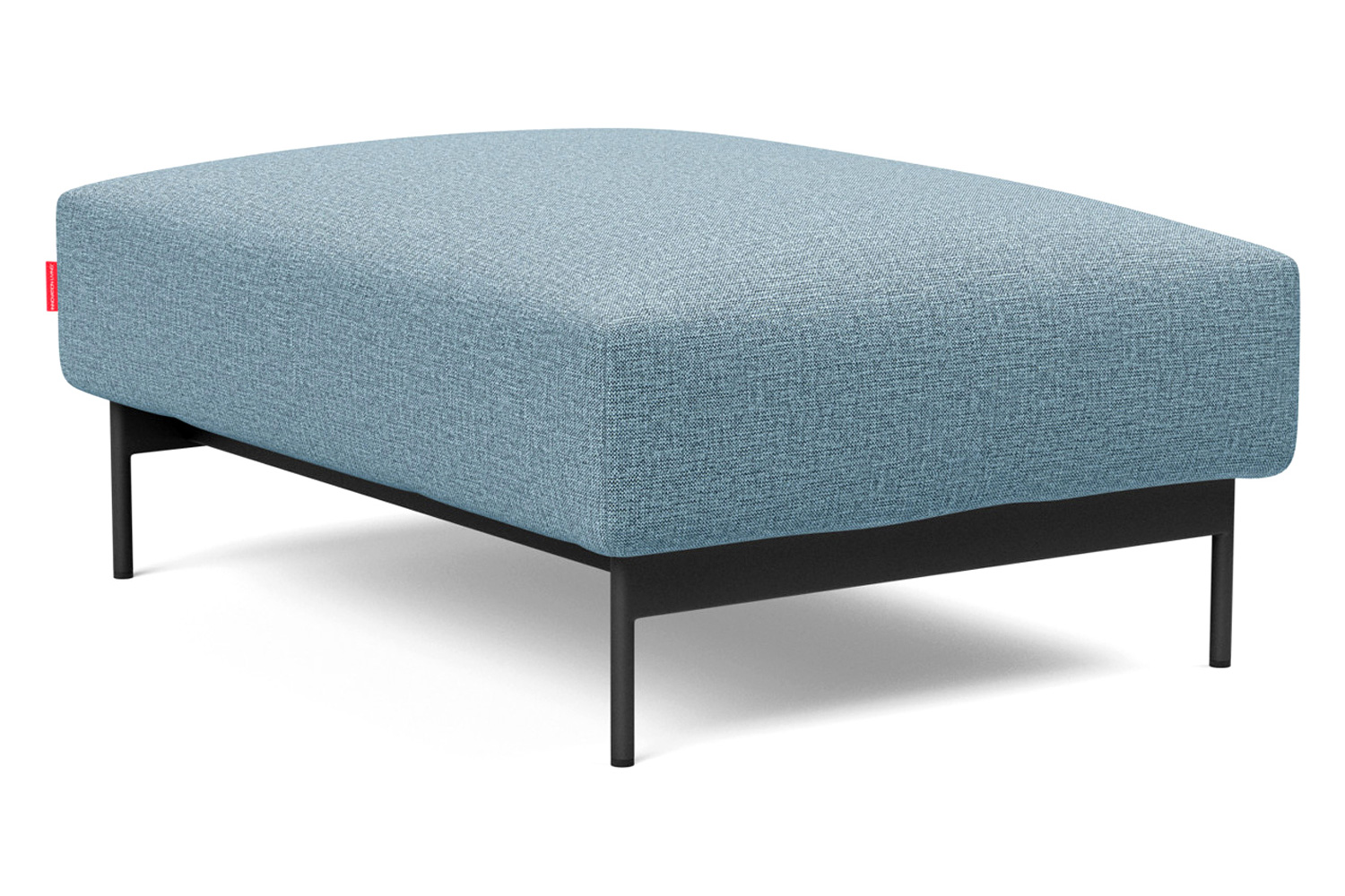 Innovation Living Malloy Ottoman - 525 Mixed Dance Light Blue