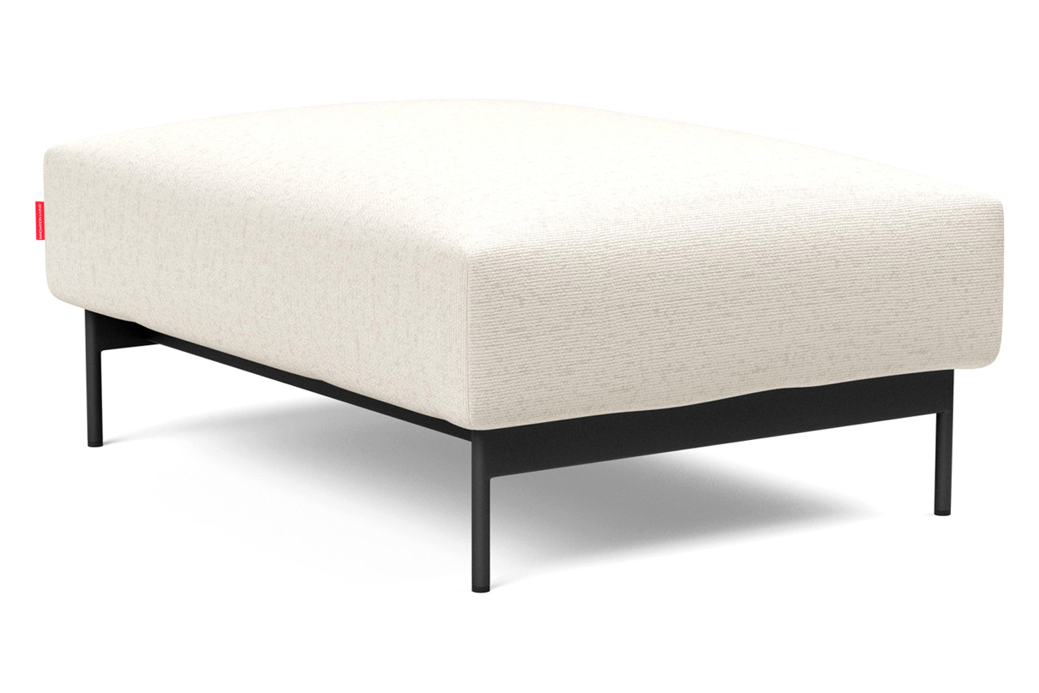 Innovation Living Malloy Ottoman - 531 Bouclé Off White