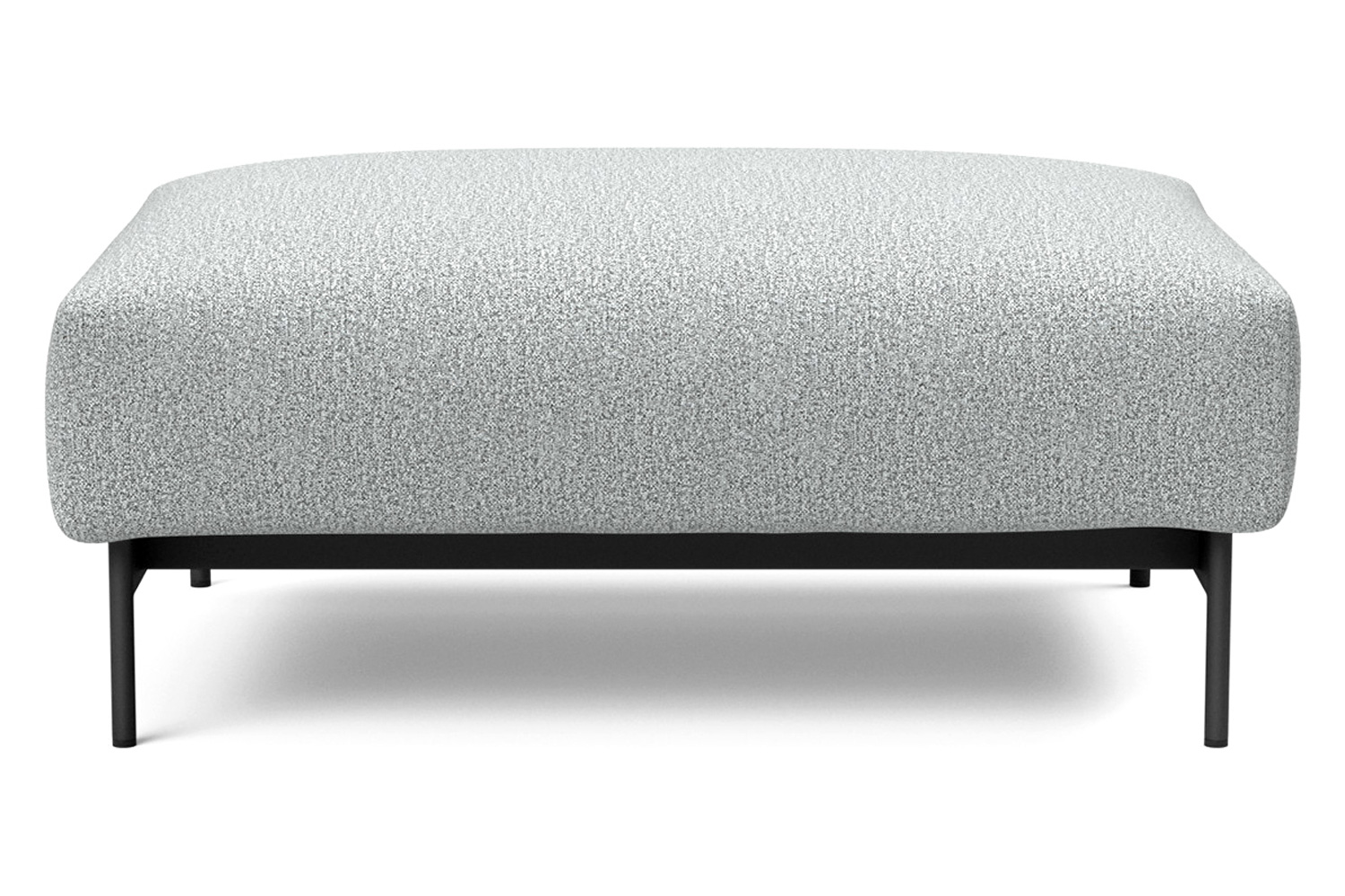 Innovation Living Malloy Ottoman - 538 Melange Light Gray