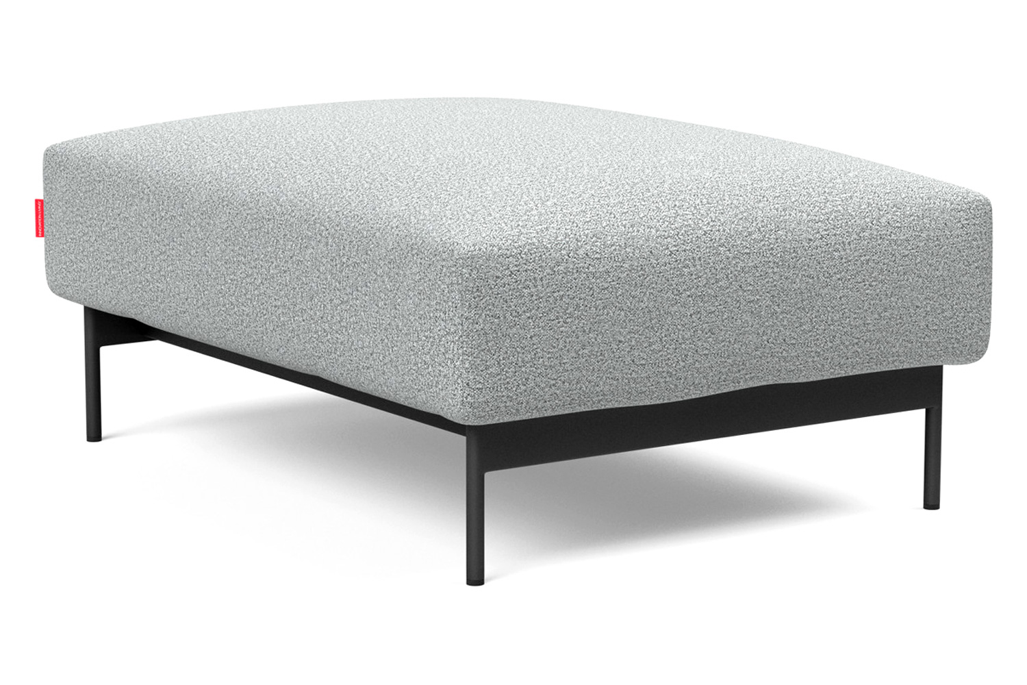 Innovation Living Malloy Ottoman - 538 Melange Light Gray