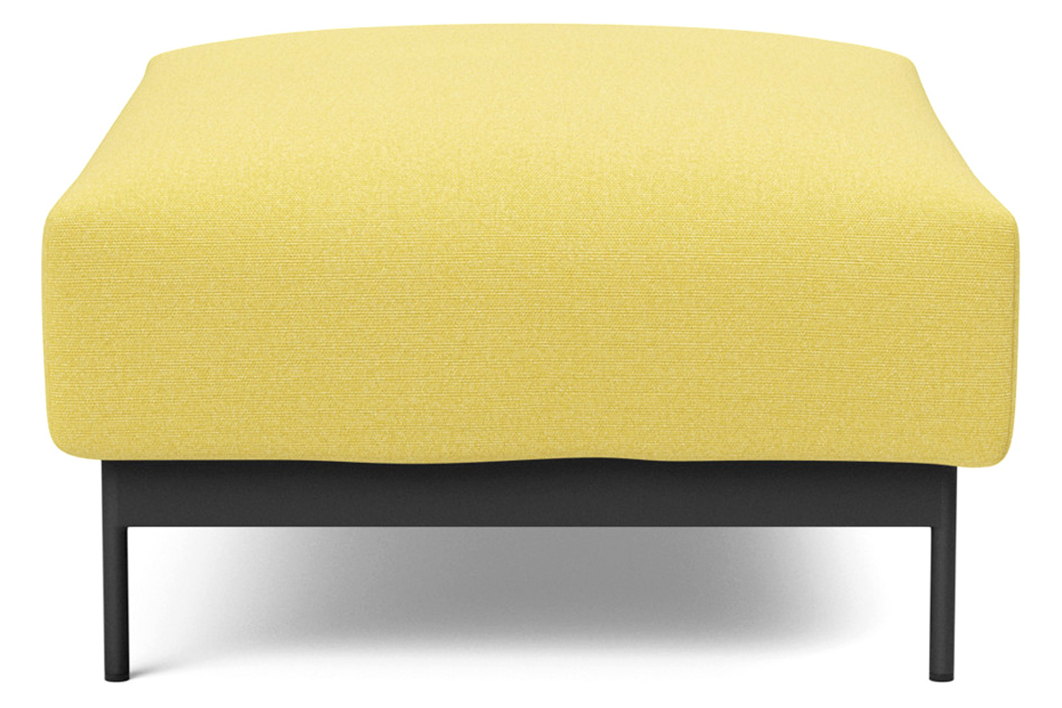 Innovation Living Malloy Ottoman - 554 Soft Mustard Flower