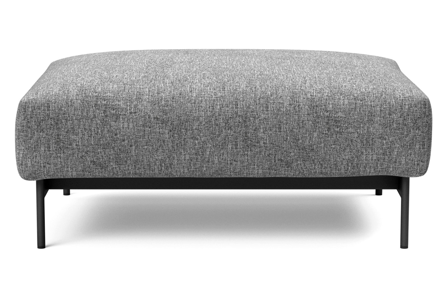 Innovation Living Malloy Ottoman - 563 Twist Charcoal