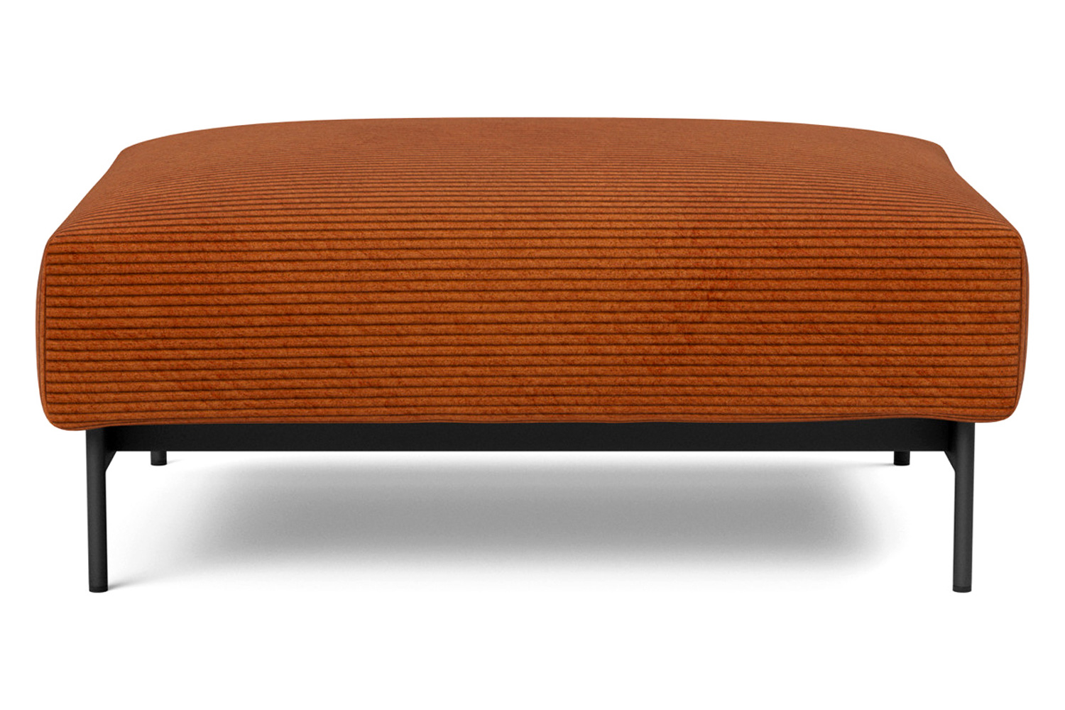 Innovation Living Malloy Ottoman - 595 Corduroy Burnt Orange