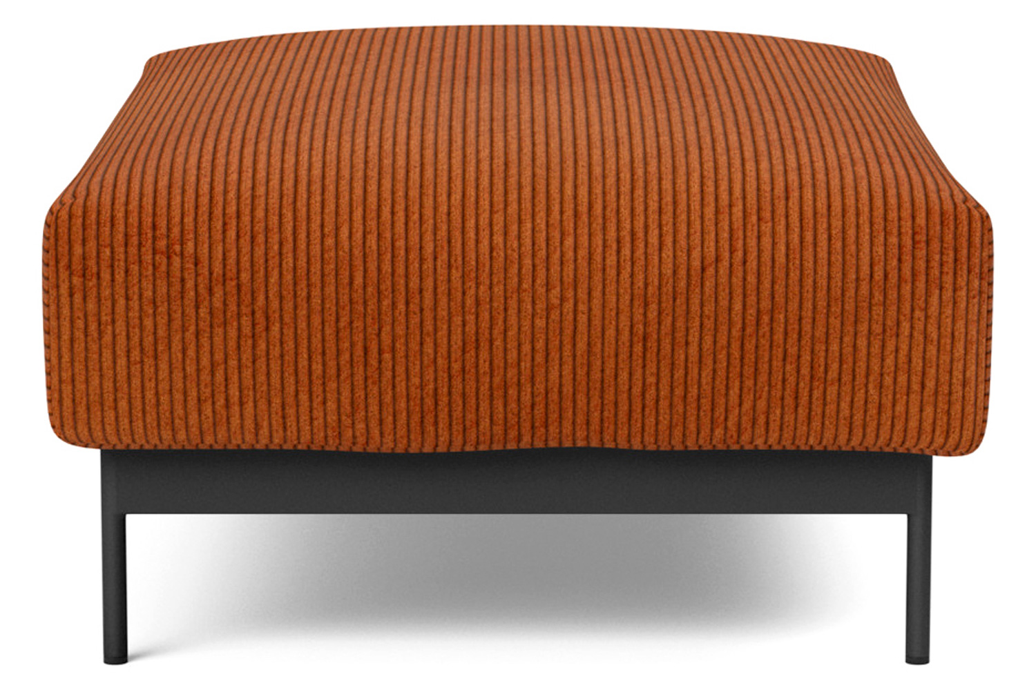Innovation Living Malloy Ottoman - 595 Corduroy Burnt Orange