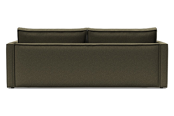 Innovation Living Newilla Sofa Bed with Slim Arms - 535 Bouclé Forest Green