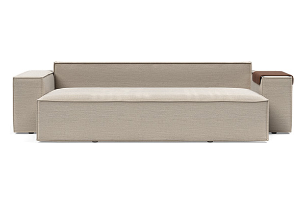 Innovation Living Newilla Sofa Bed with Wide Arms - 612 Blida Sand Grey