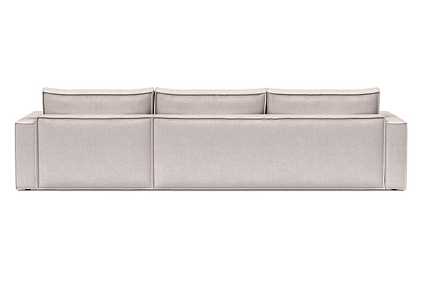 Innovation Living Newilla Sofa Bed With Lounger with Standard Arms - 300 Weda Sand