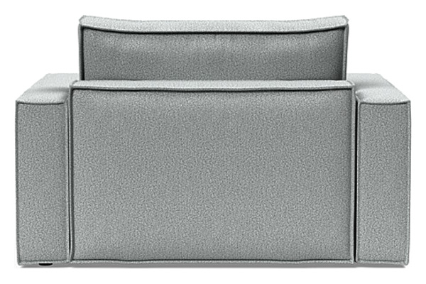 Innovation Living Newilla Lounger Chair with Standard Arms - 538 Melange Light Grey
