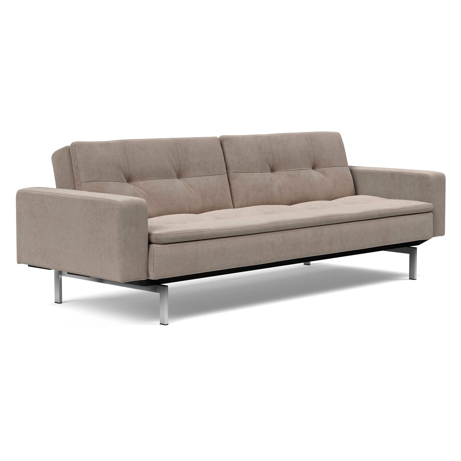 Innovation Living - Dublexo Stainless Steel Sofa Bed with Arms