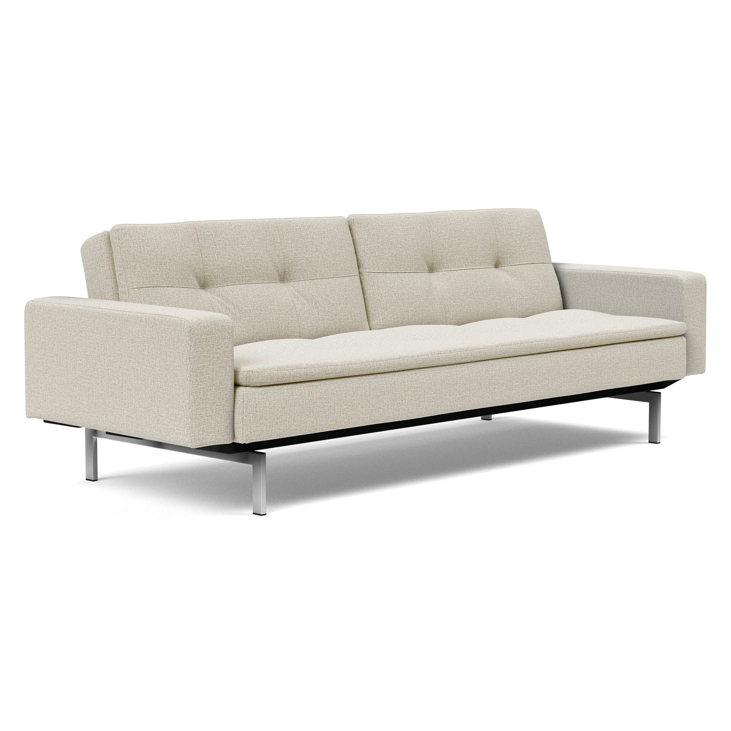 Innovation Living - Dublexo Stainless Steel Sofa Bed with Arms