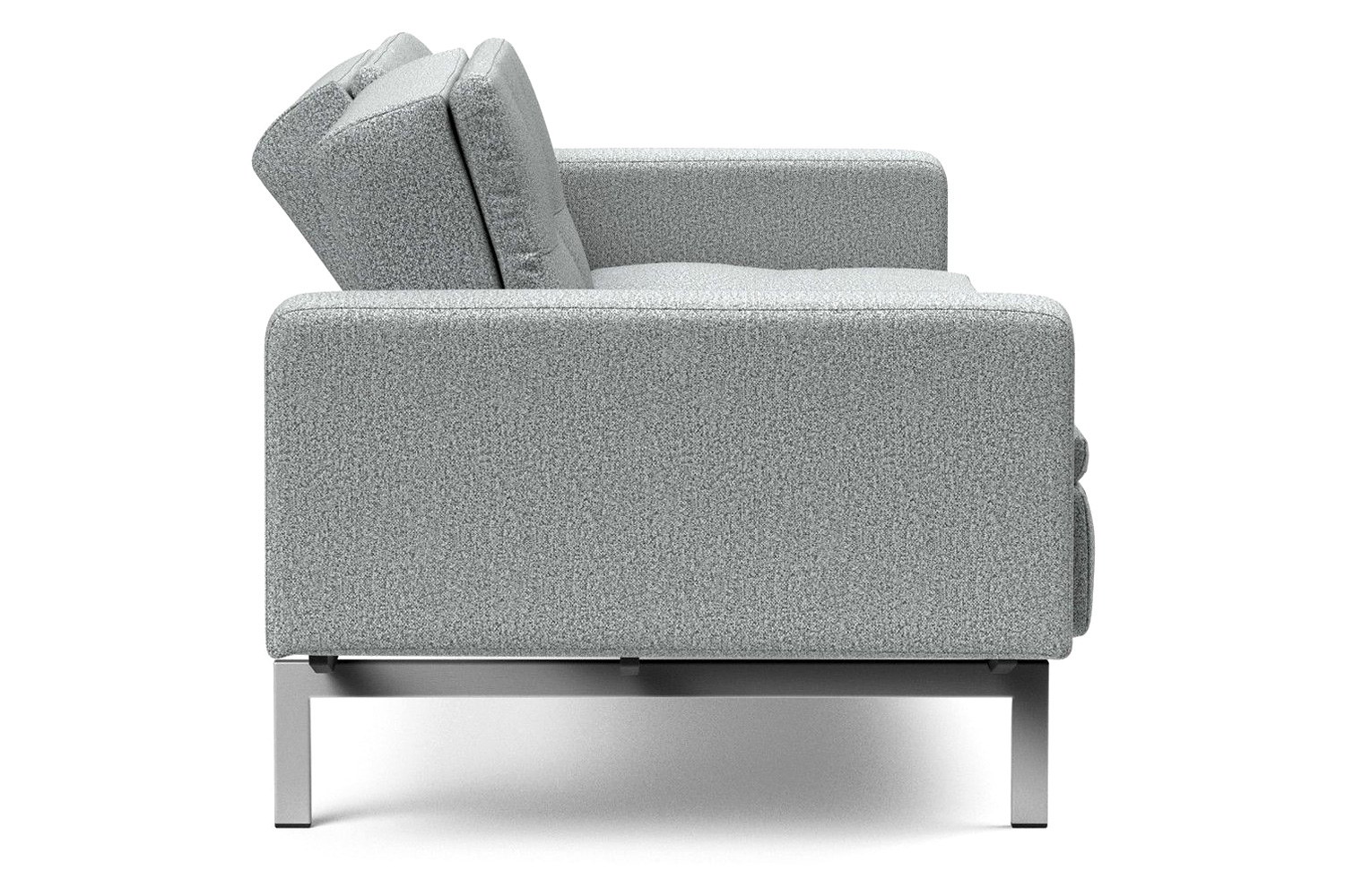 Innovation Living Dublexo Stainless Steel Sofa Bed with Arms - 538 Melange Light Gray