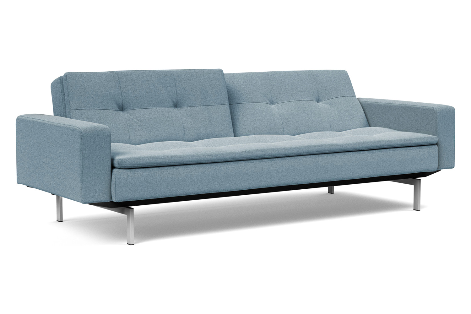 Innovation Living Dublexo Stainless Steel Sofa Bed with Arms - 558 Soft Indigo