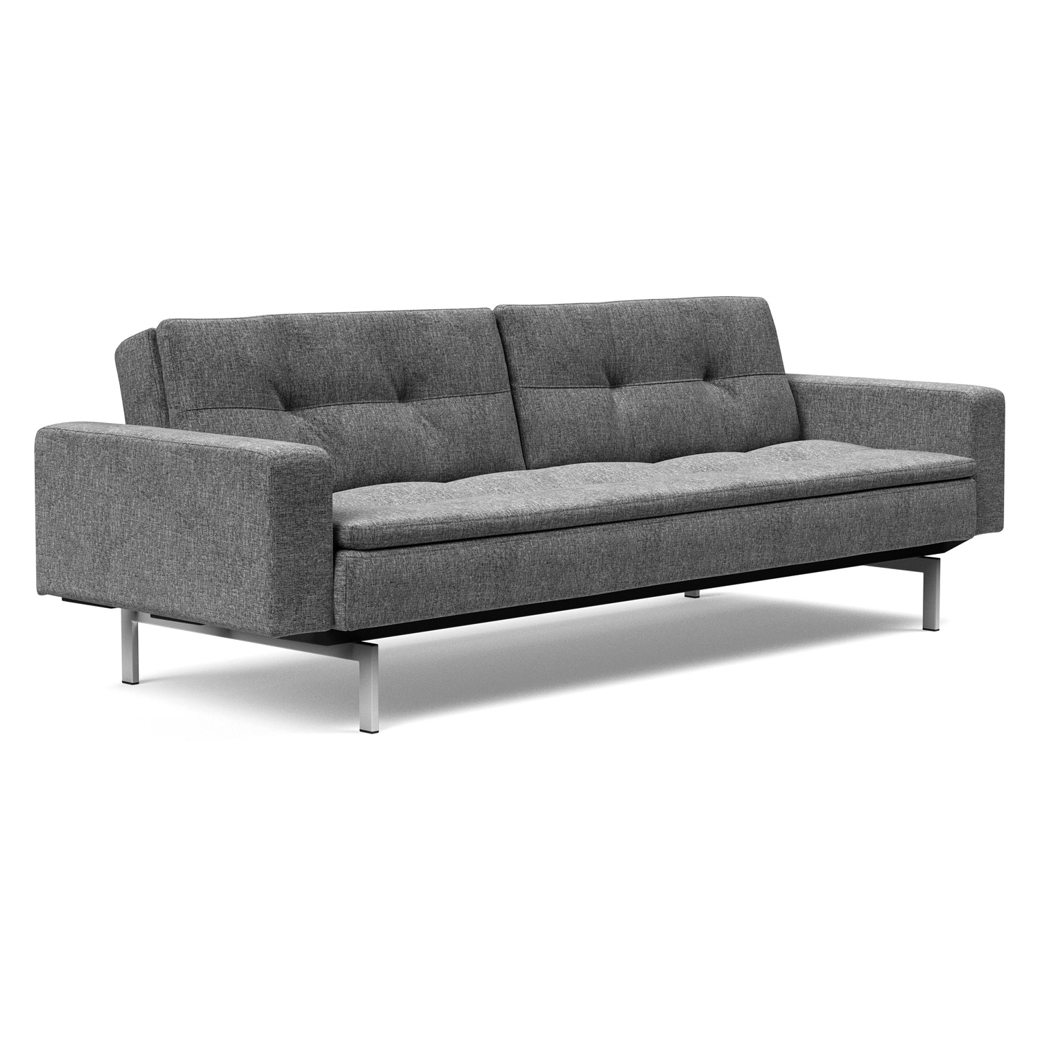 Innovation Living - Dublexo Stainless Steel Sofa Bed with Arms