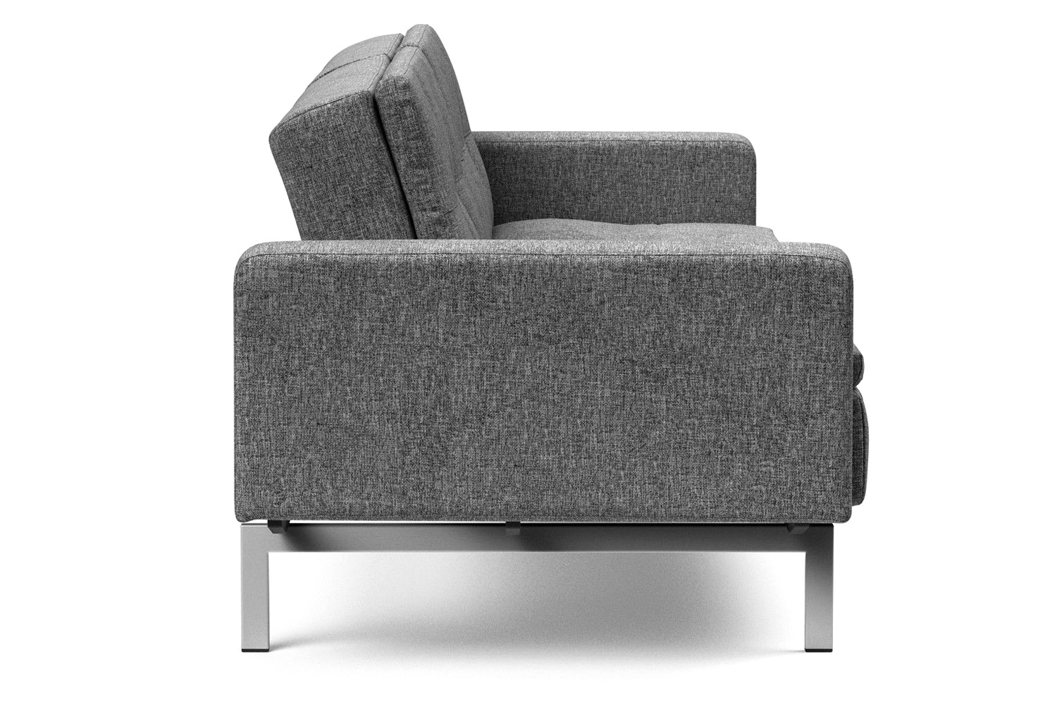 Innovation Living Dublexo Stainless Steel Sofa Bed with Arms - 563 Twist Charcoal