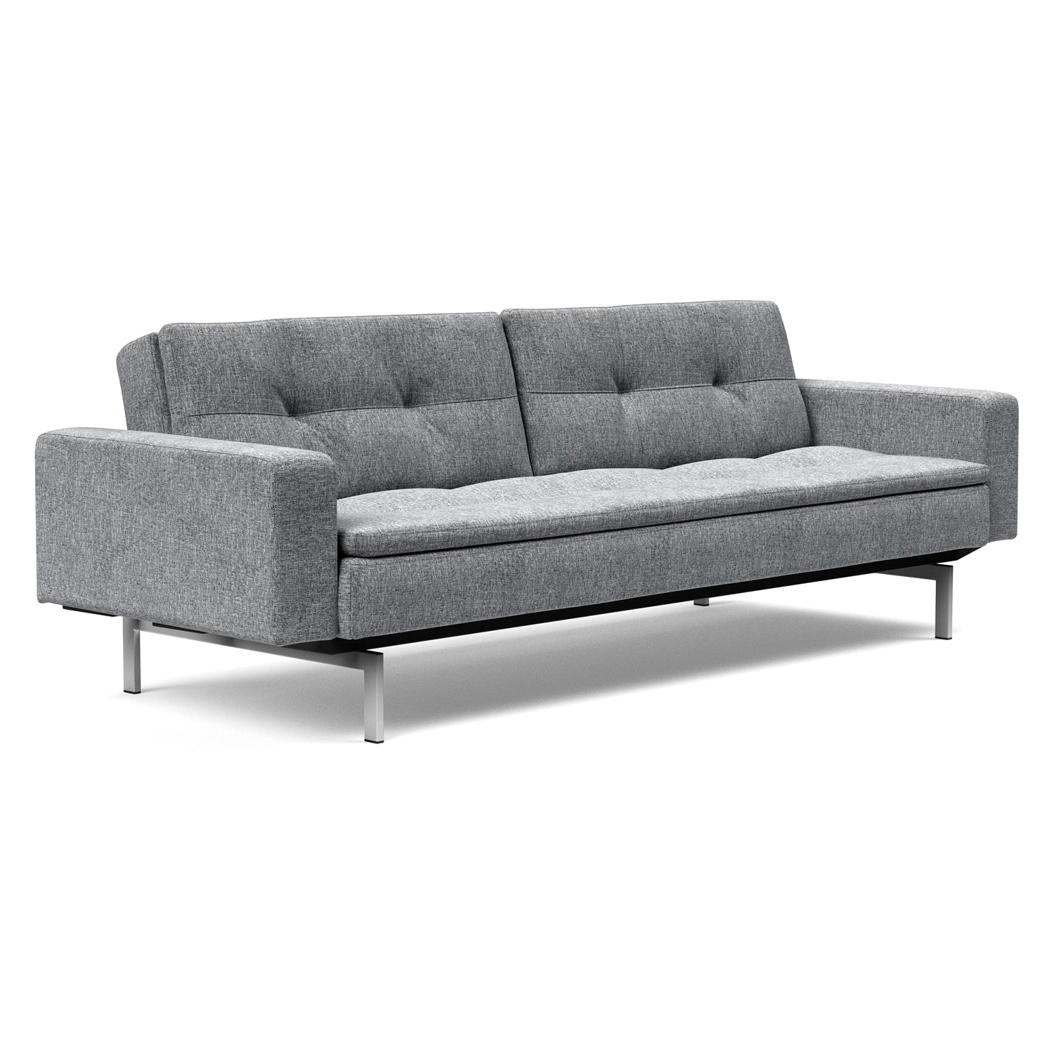 Innovation Living - Dublexo Stainless Steel Sofa Bed with Arms