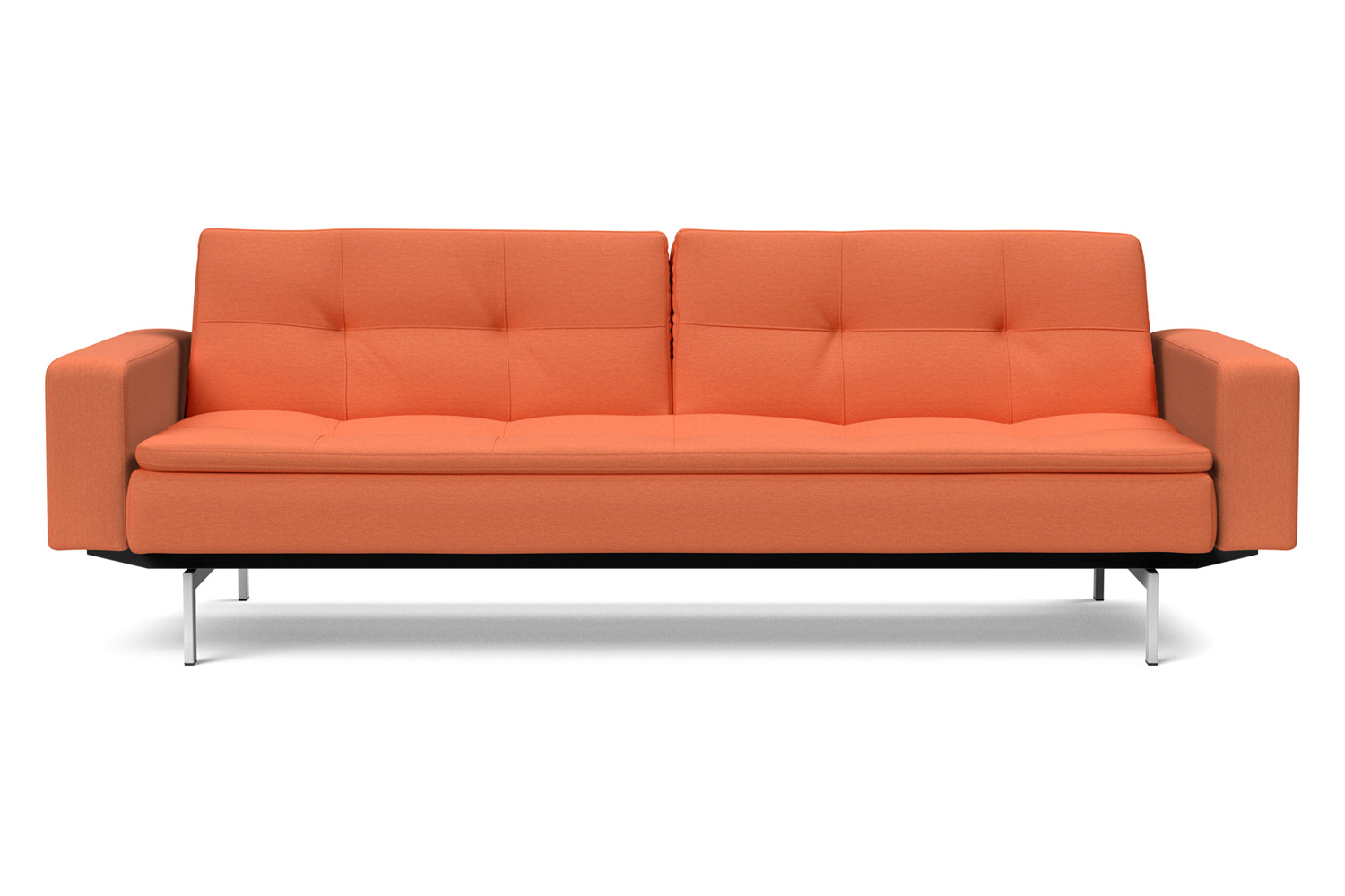 Innovation Living Dublexo Stainless Steel Sofa Bed with Arms - 581 Argus Rust