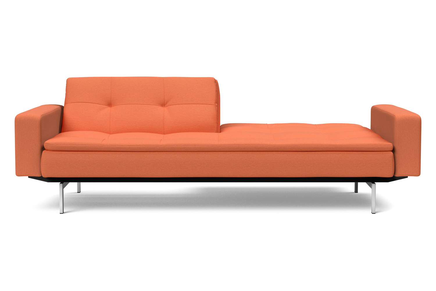 Innovation Living Dublexo Stainless Steel Sofa Bed with Arms - 581 Argus Rust