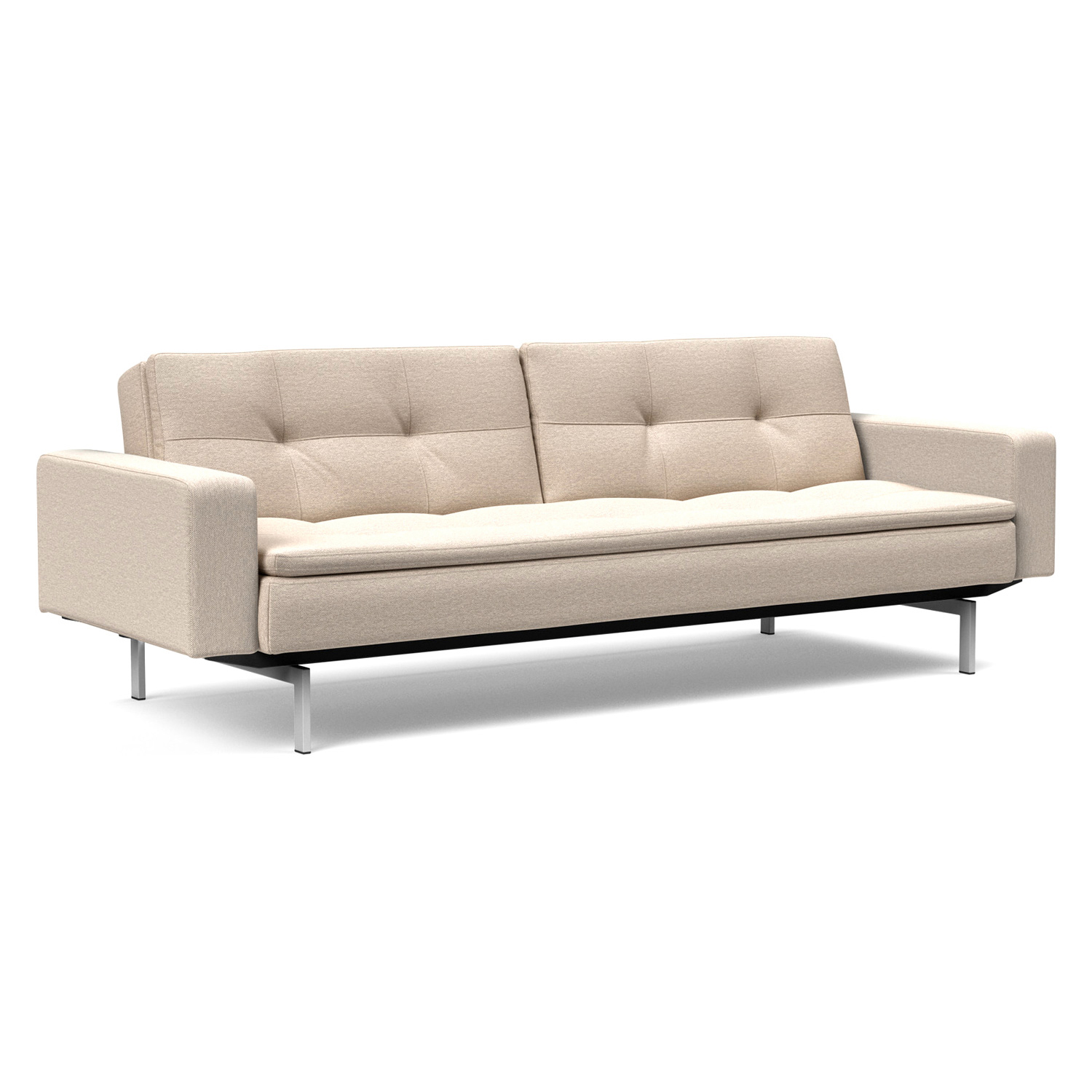 Innovation Living - Dublexo Stainless Steel Sofa Bed with Arms
