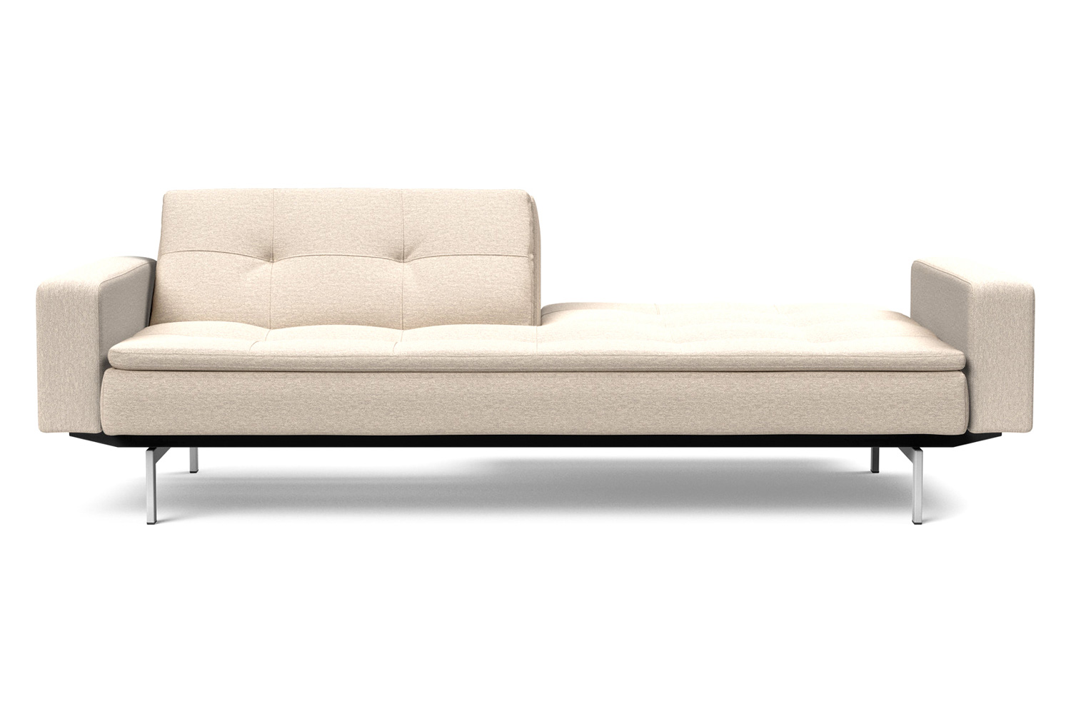Innovation Living Dublexo Stainless Steel Sofa Bed with Arms - 584 Argus Natural