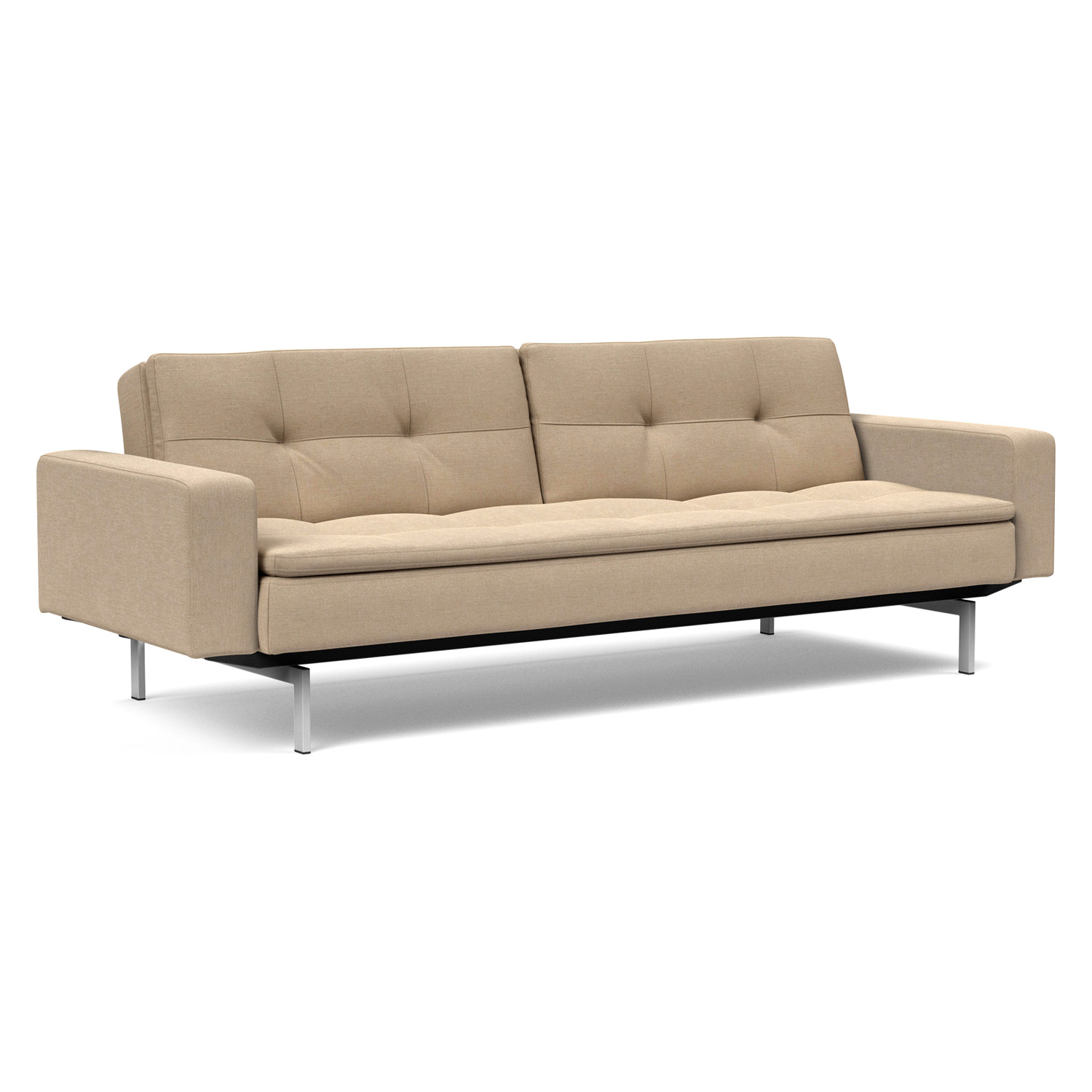 Innovation Living - Dublexo Stainless Steel Sofa Bed with Arms