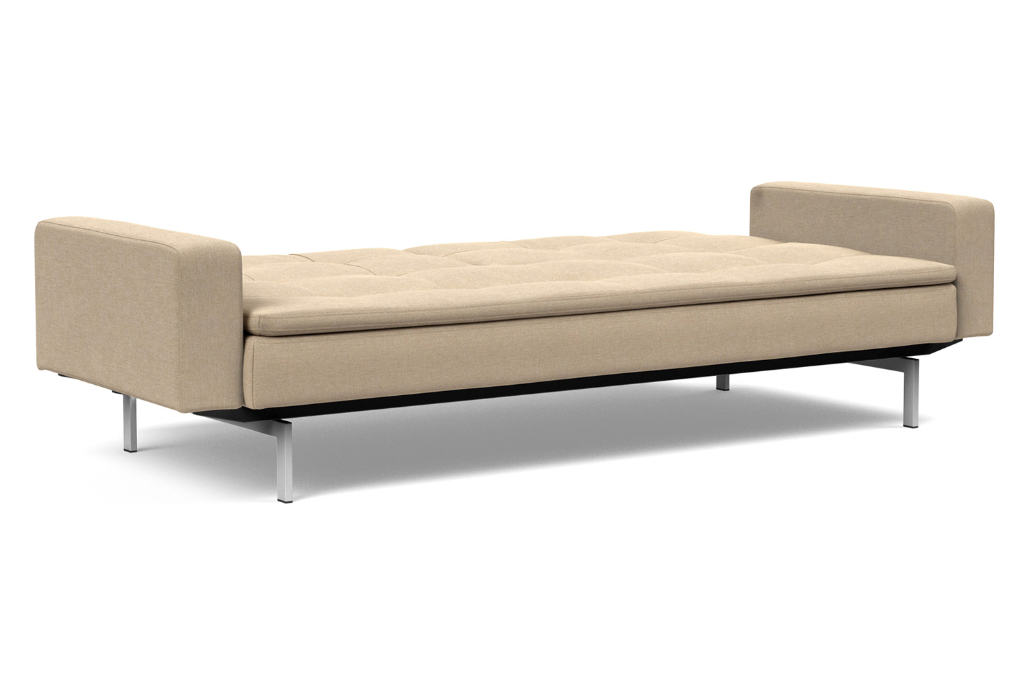Innovation Living Dublexo Stainless Steel Sofa Bed with Arms - 587 Phobos Mocha